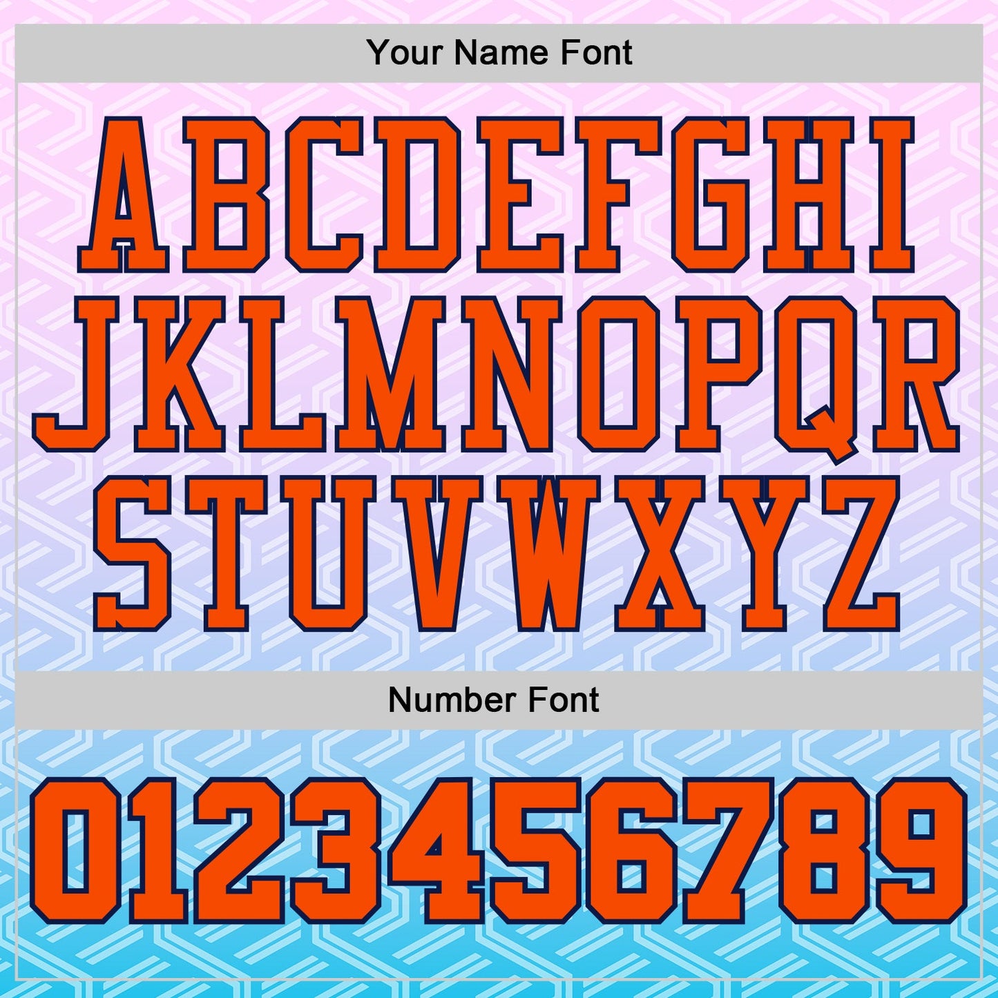 Custom Pink Orange Blue-Navy Geometric Maze Gradient Round Neck Sublimation Basketball Uniform Jersey view 4
