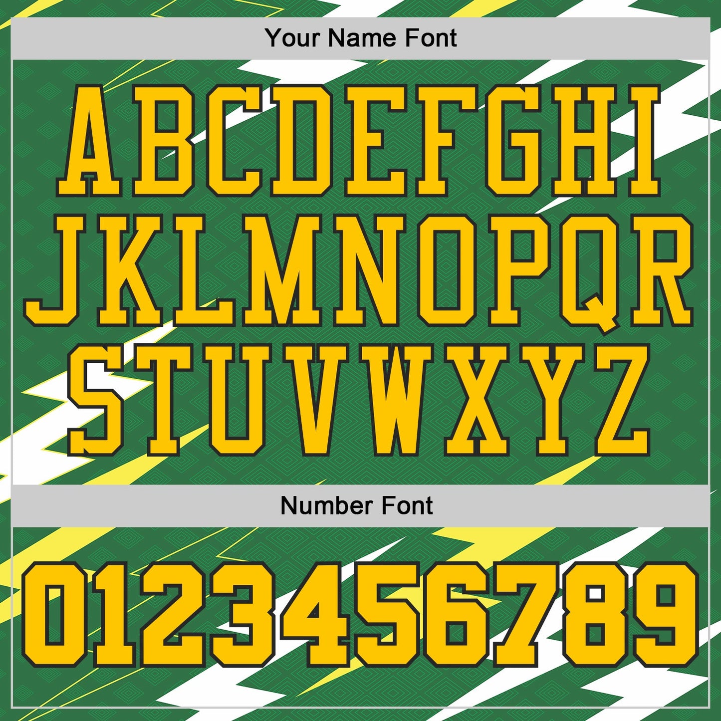 Custom Green Yellow-Black Abstract Lightning Round Neck Sublimation Basketball Uniform Jersey view 4
