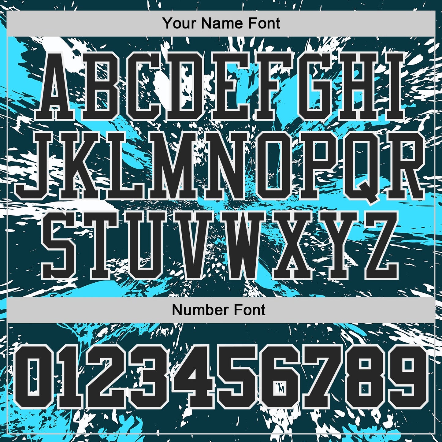 Custom Green Black Lakes Blue-White Paint Splatter Round Neck Sublimation Basketball Uniform Jersey view 4