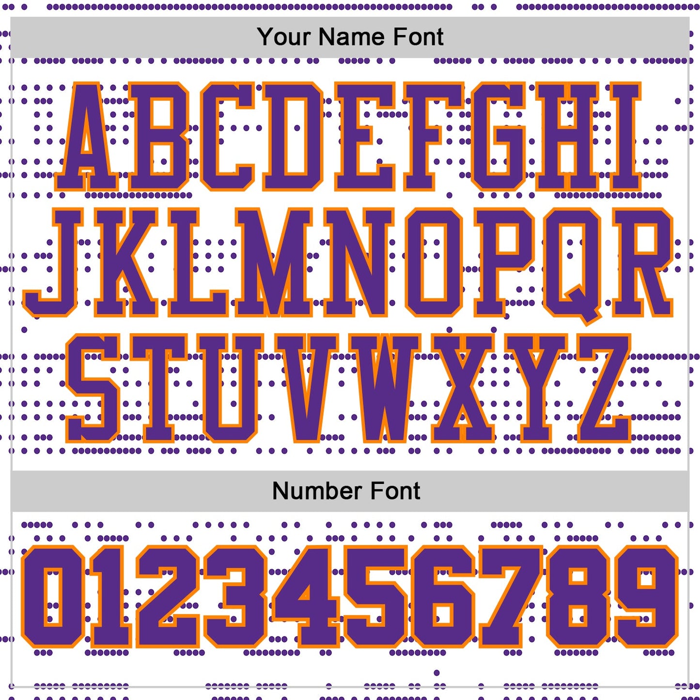 Custom White Purple-Bay Orange Gradient Dot Round Neck Sublimation Basketball Uniform Jersey view 4