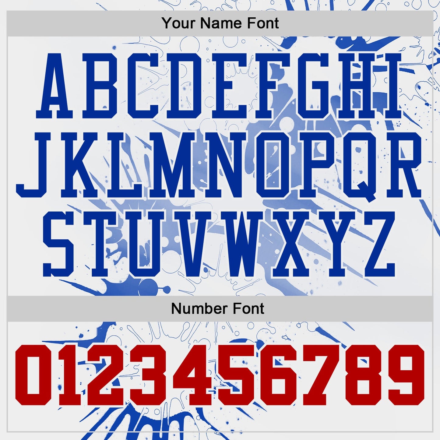 Custom White Red-Thunder Blue Hiphop Street Graffiti Splatter Round Neck Sublimation Basketball Uniform Jersey view 4