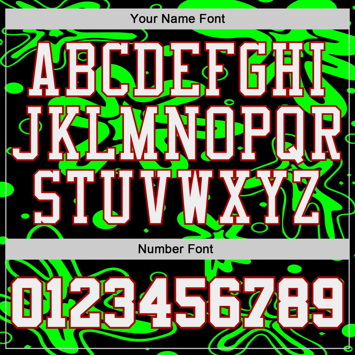 Custom Black White Green-Red Psychedelic Acid Fluid Round Neck Sublimation Basketball Uniform Jersey view 4