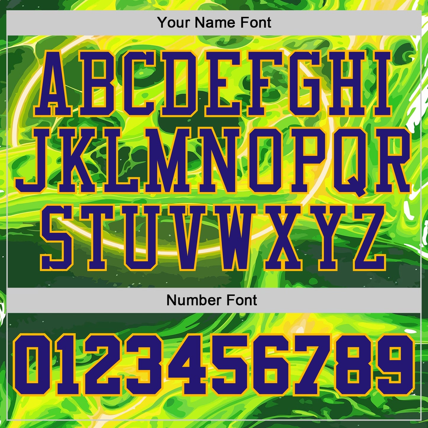 Custom Green Dark Purple-Gold Psychedelic Acid Fluid Round Neck Sublimation Basketball Uniform Jersey view 4