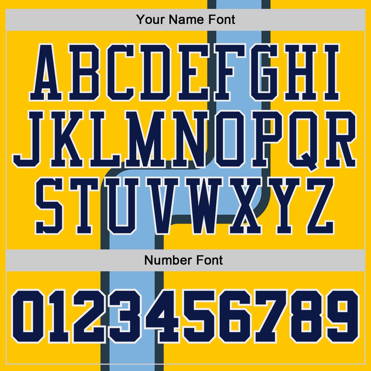 Custom Yellow Navy Blue-White Abstract Geometric Zigzag Round Neck Sublimation Basketball Uniform Jersey view 4