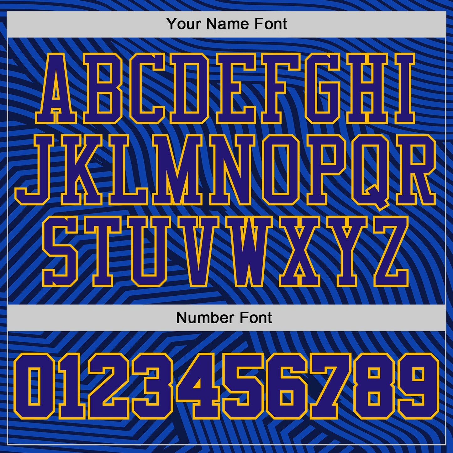 Custom Blue Dark Purple Navy-Gold Abstract Wave Round Neck Sublimation Basketball Uniform Jersey view 4