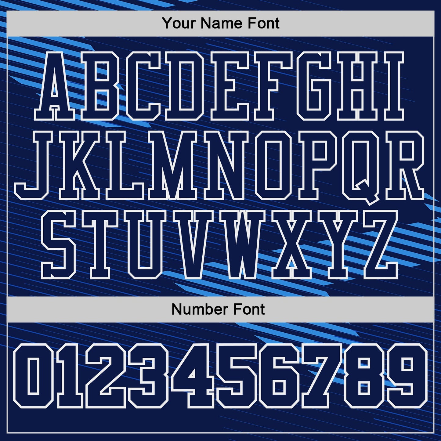 Custom Navy Blue-White Abstract Geometric Lines Round Neck Sublimation Basketball Uniform Jersey view 4