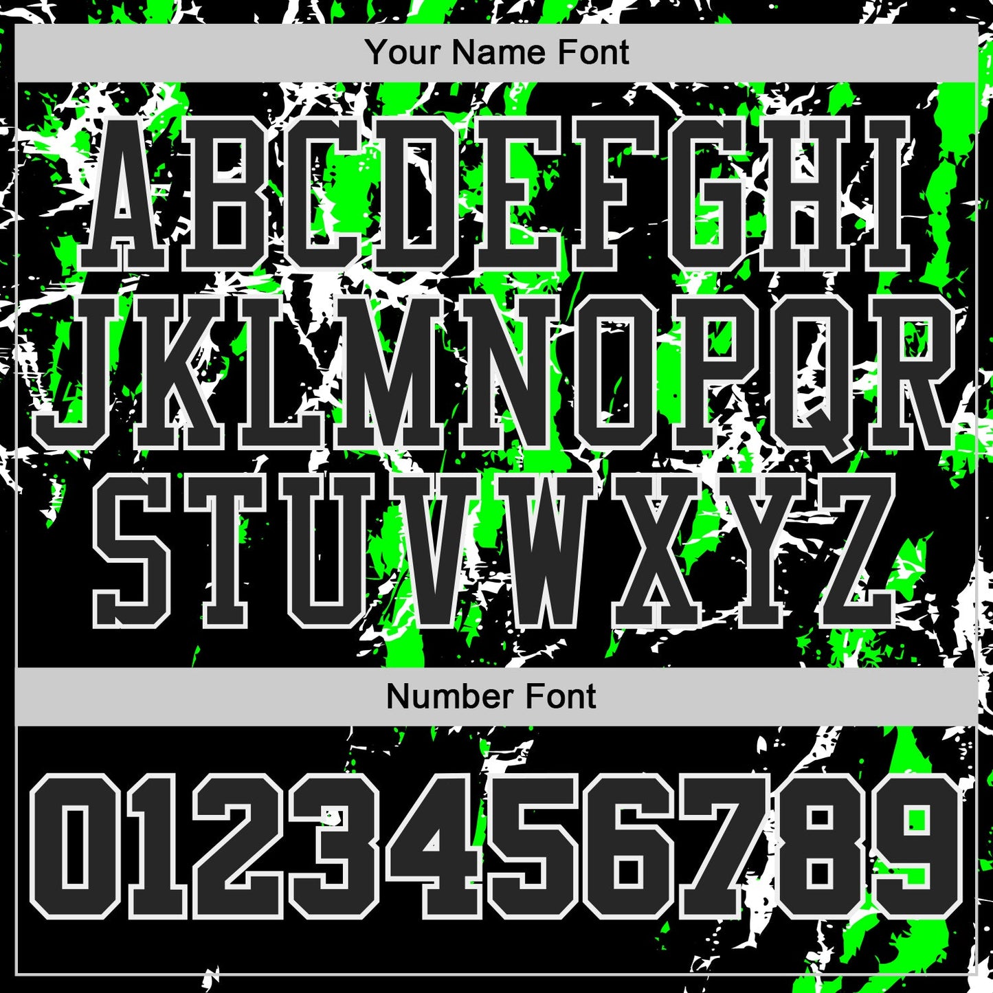 Custom Black Green-White Brush Stroke Paint Splash Round Neck Sublimation Basketball Uniform Jersey view 4