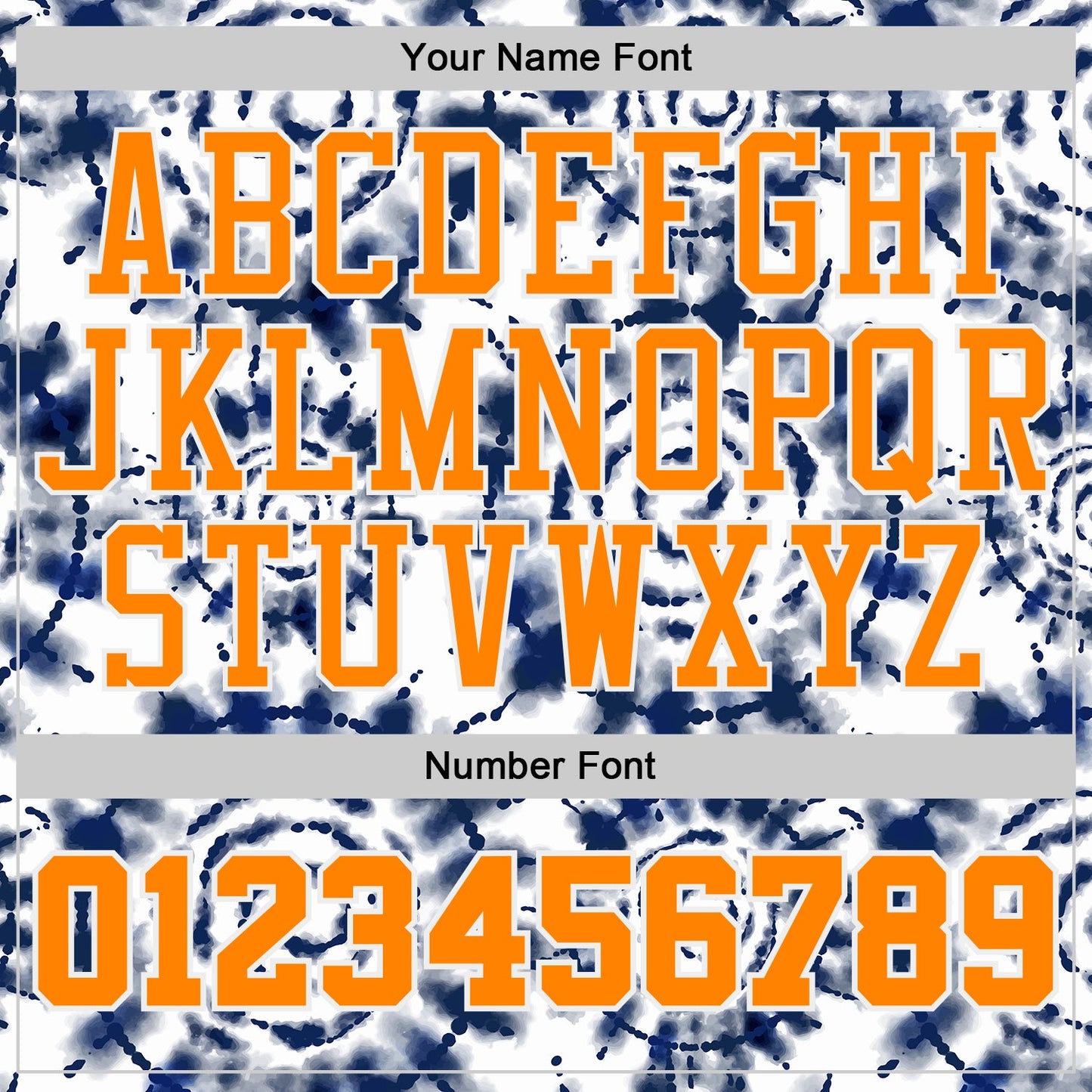 Custom Tie Dye Bay Orange-White Swirl Round Neck Sublimation Basketball Uniform Jersey view 4