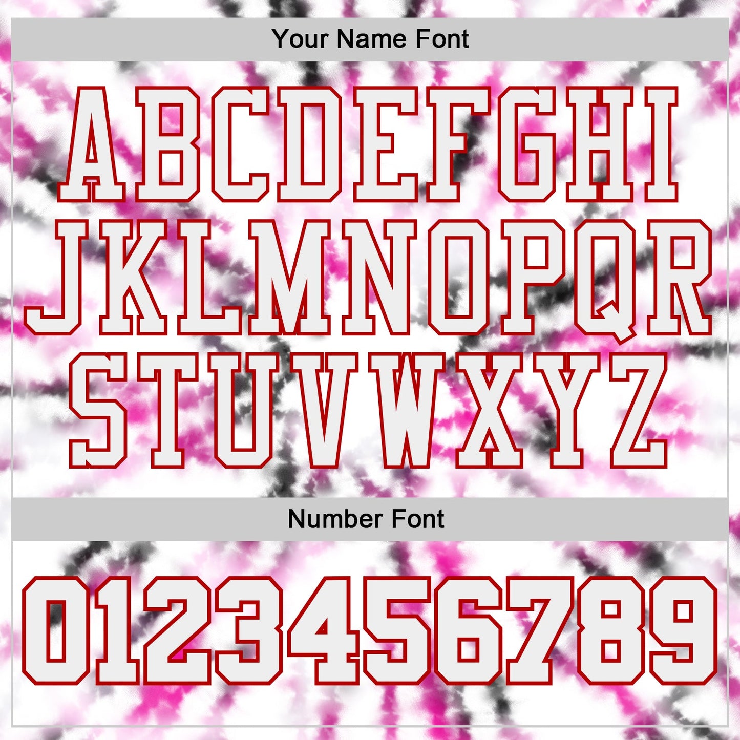 Custom Tie Dye White-Red Swirl Round Neck Sublimation Basketball Uniform Jersey view 4