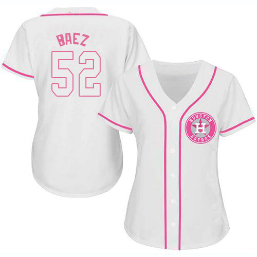 Baseball Jersey Houston Astros Pedro Baez White Fashion Stitched Jerseys - Main View