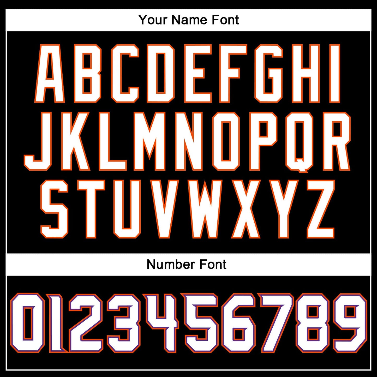 Custom Black White-Orange Mesh Authentic Football Jersey view 4