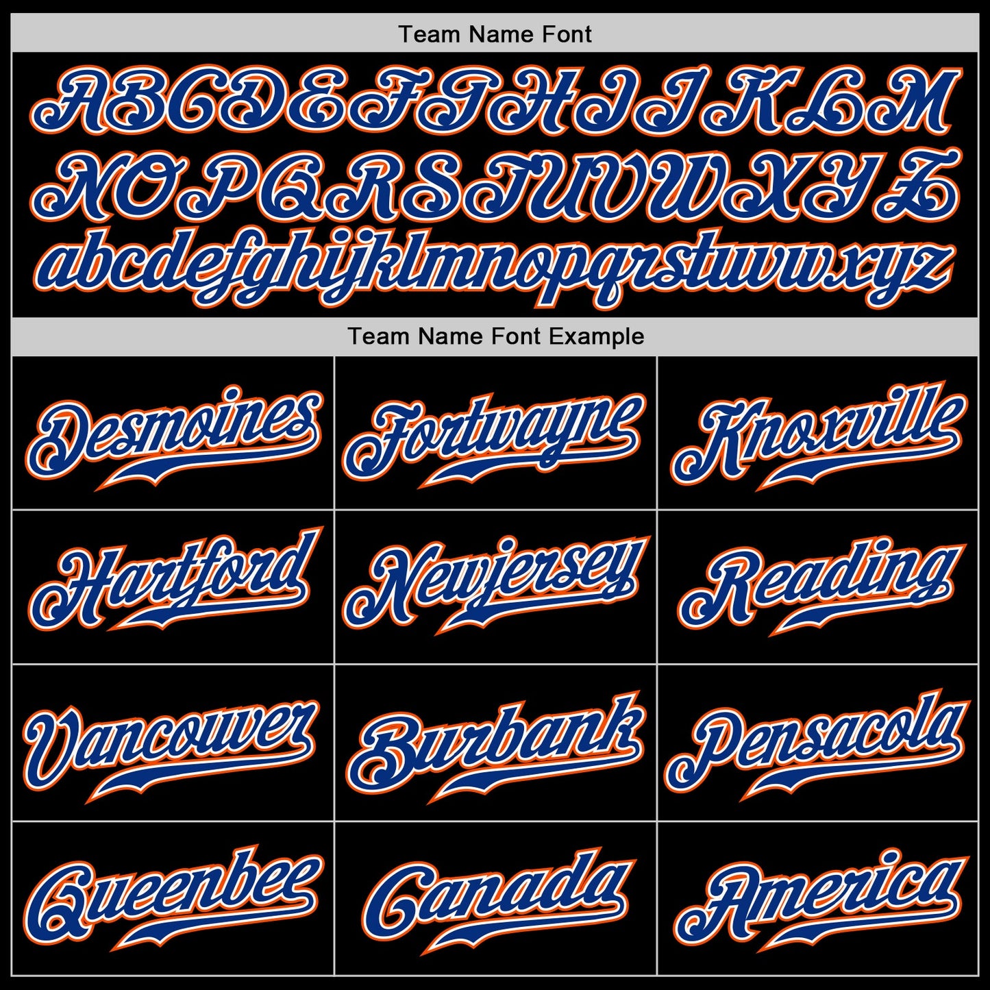 Custom Black Royal Pinstripe Royal-Orange Authentic Baseball Jersey view 5