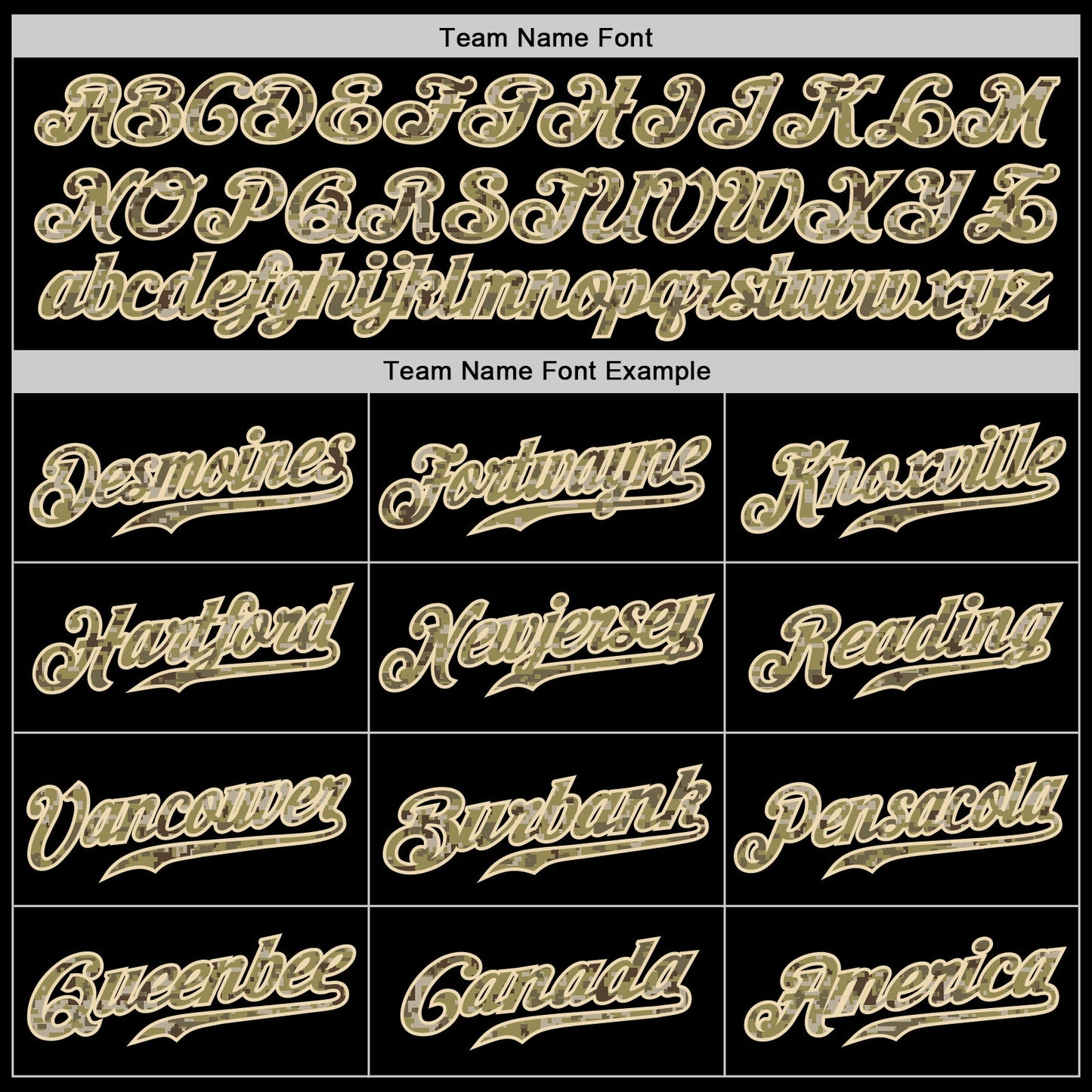 Custom Black Cream Pinstripe Camo-Cream Authentic Baseball Jersey view 5