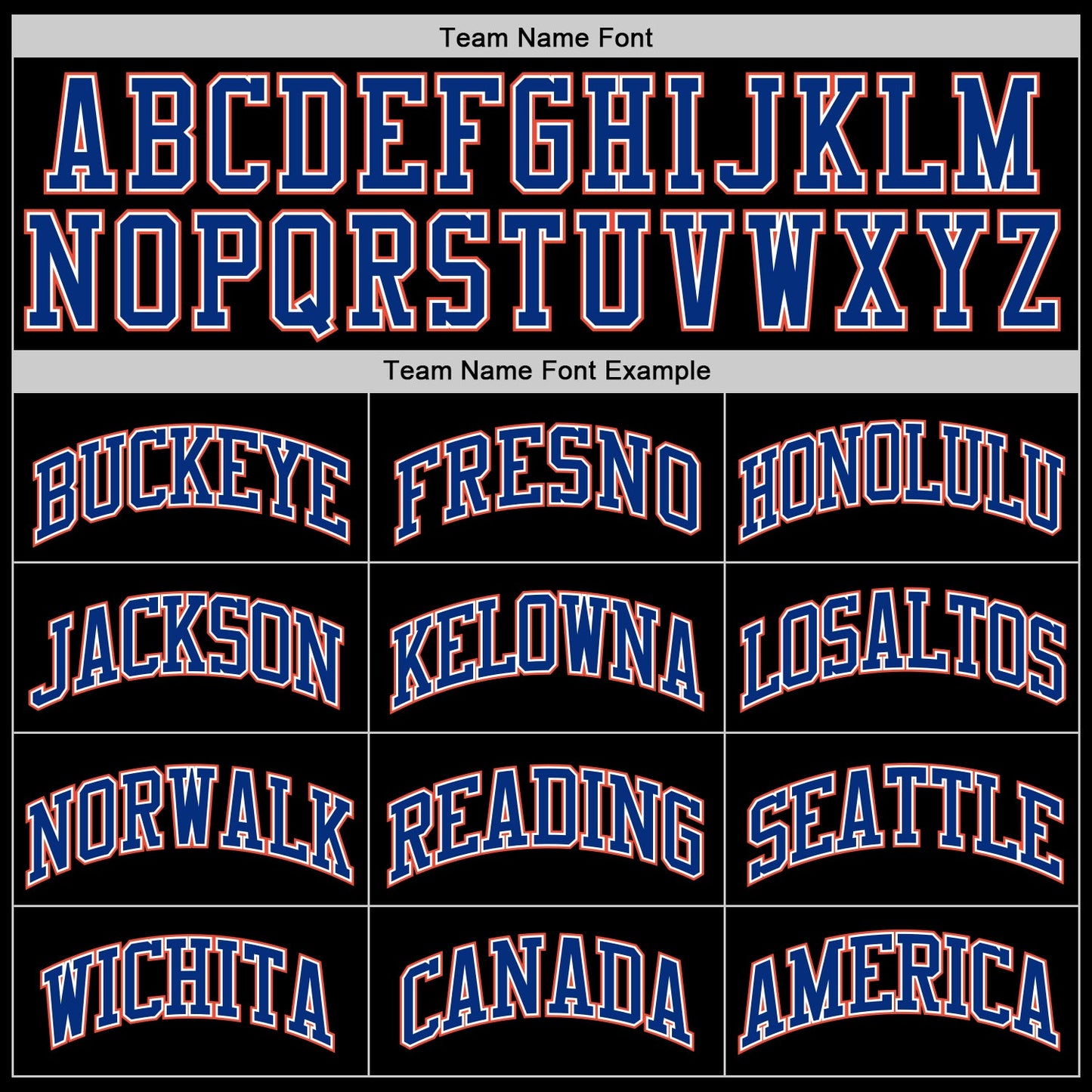 Custom Black Royal-Orange Authentic Throwback Basketball Jersey view 4