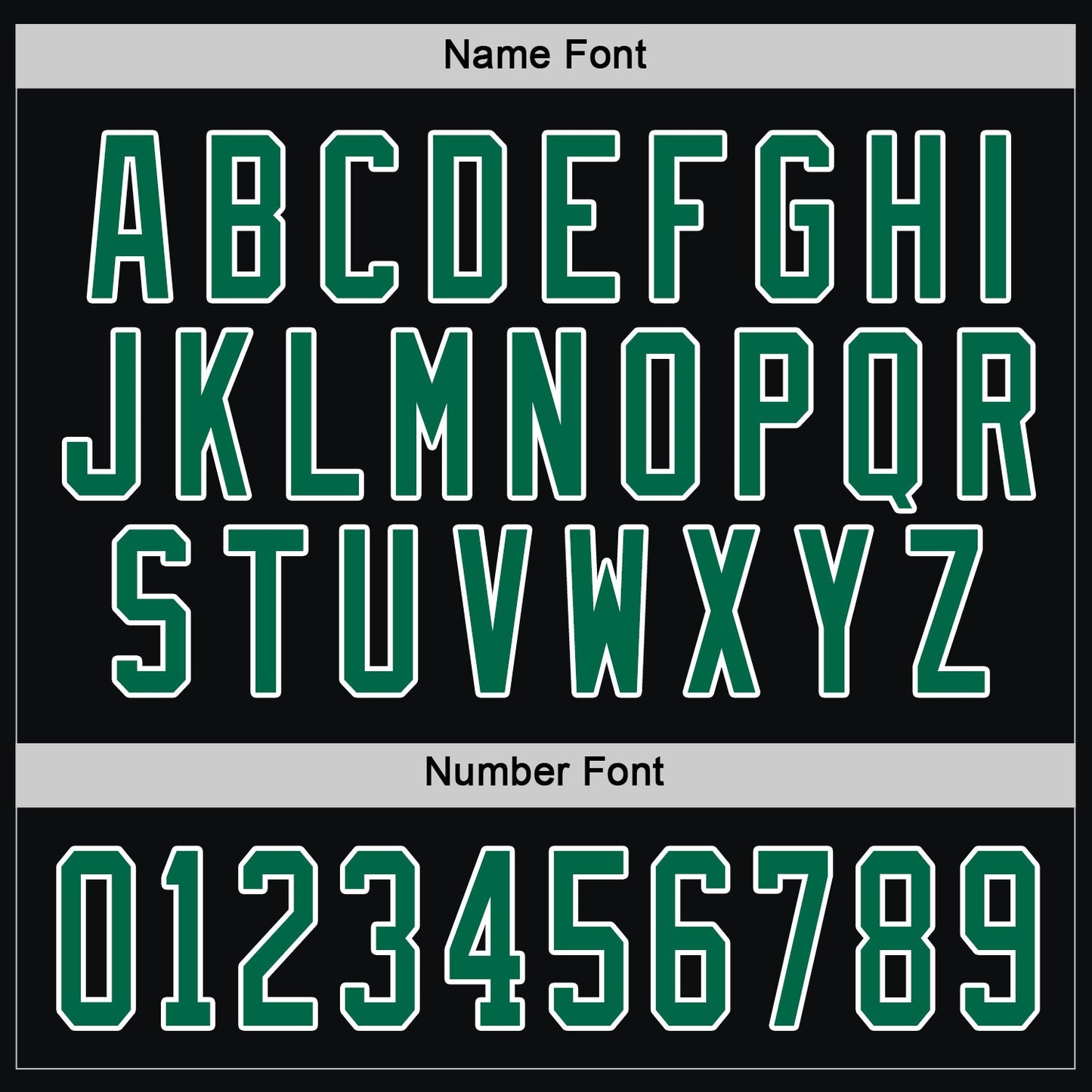 Custom Black Kelly Green-White Hockey Jersey view 5