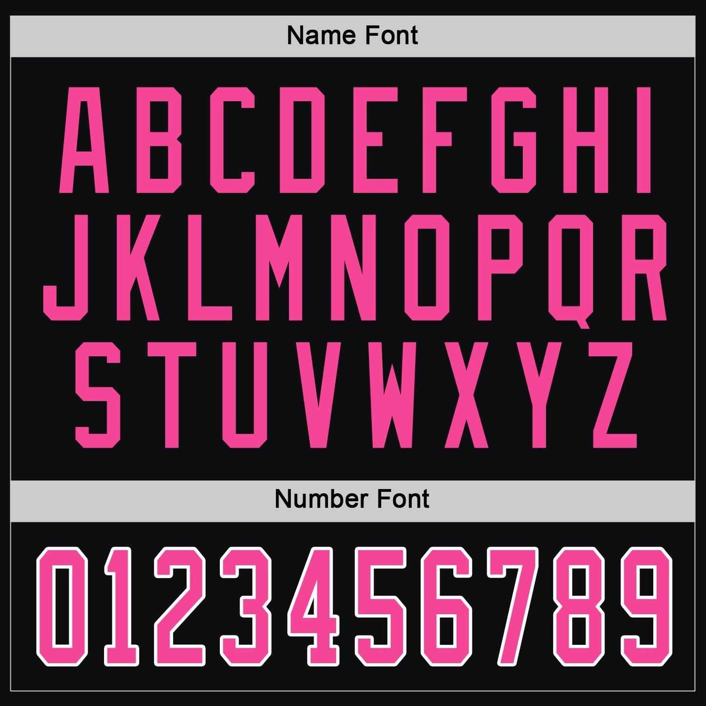 Custom Black Pink-White Hockey Jersey view 5