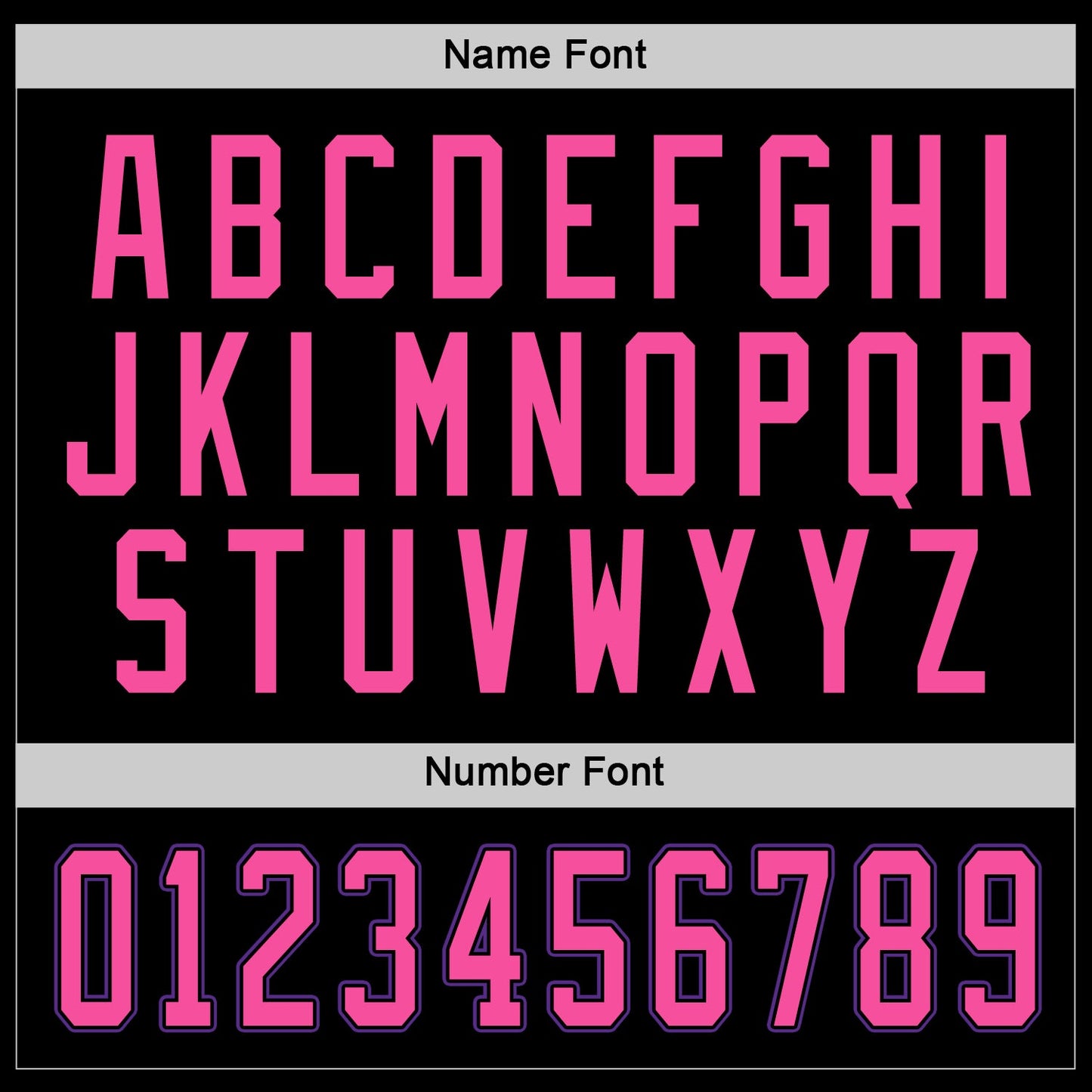 Custom Black Pink-Purple Hockey Jersey view 4