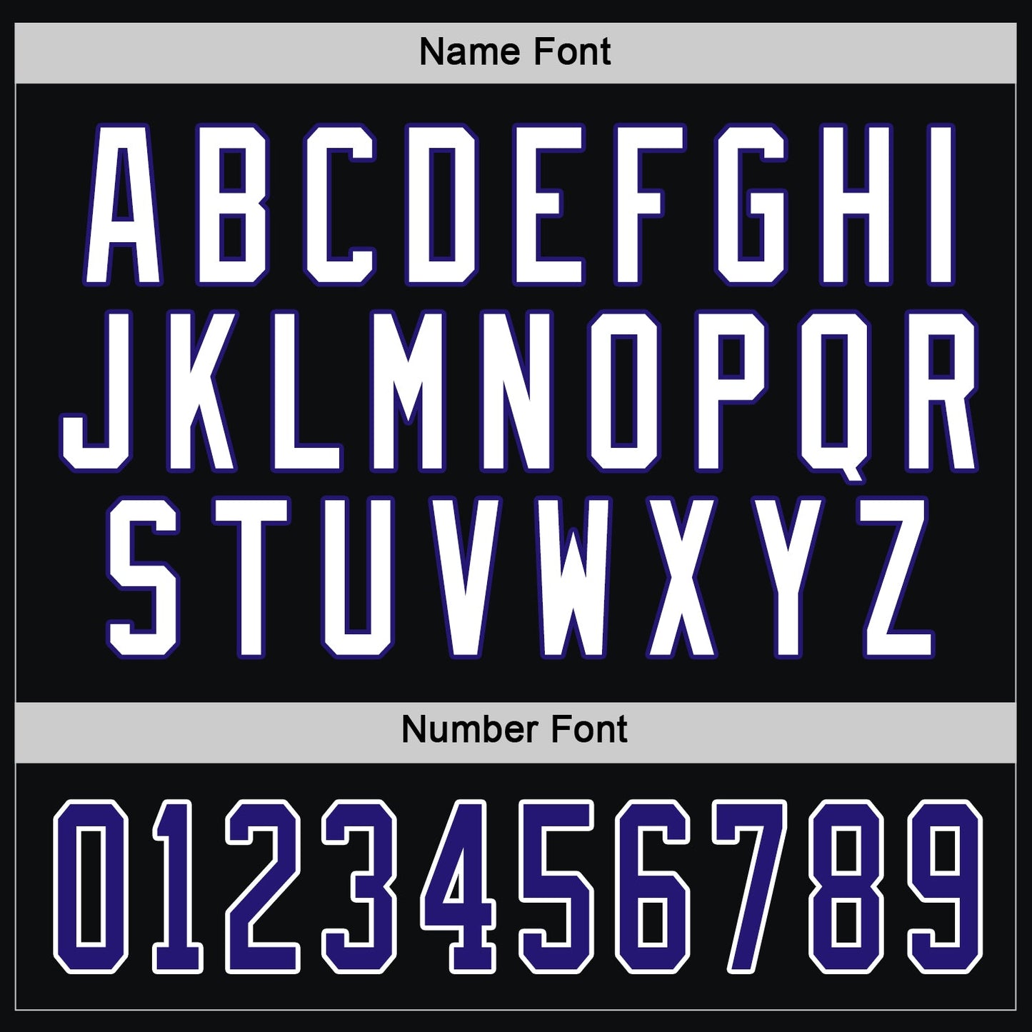 Custom Black Dark Purple-White Hockey Jersey view 4