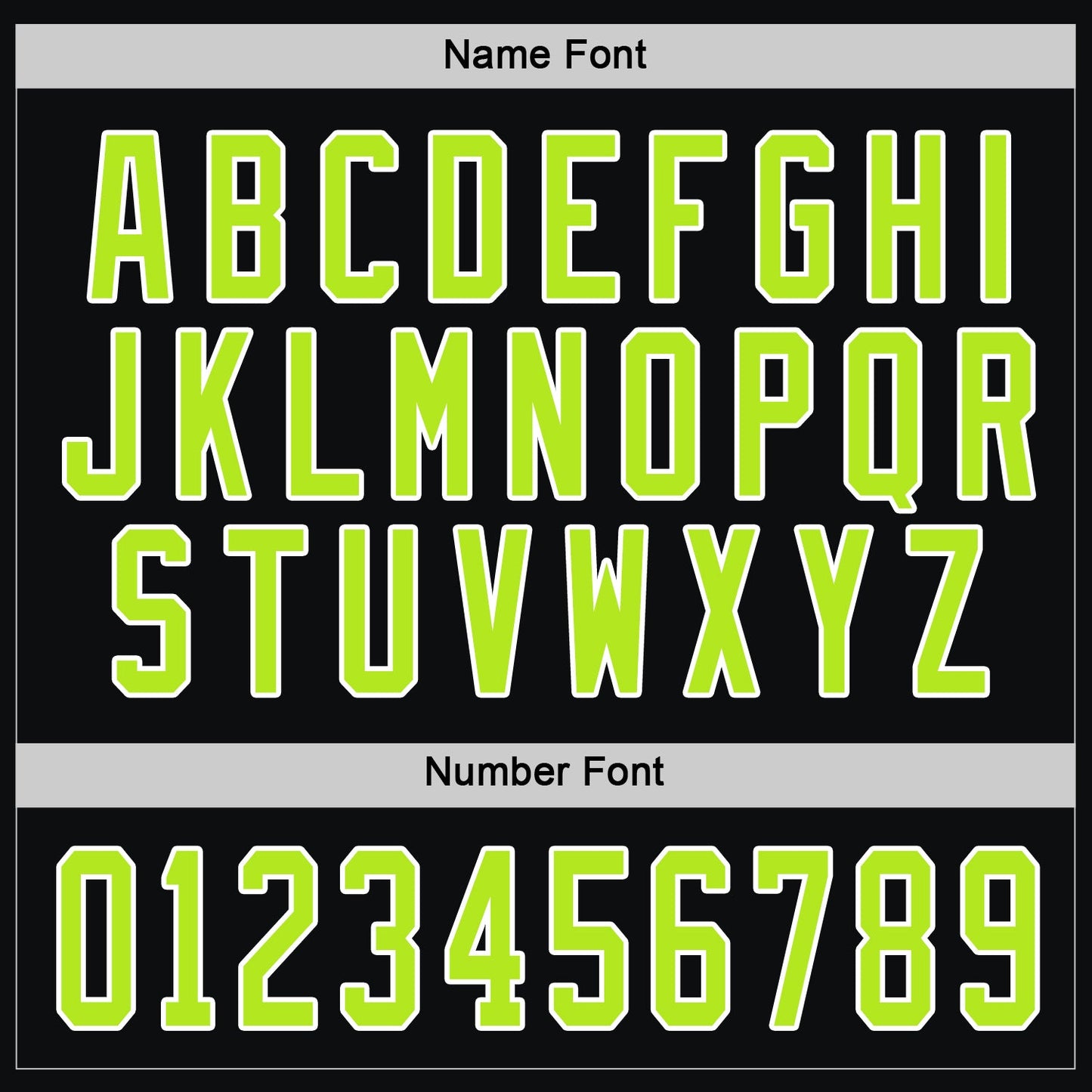Custom Black Neon Green-White Hockey Jersey view 4