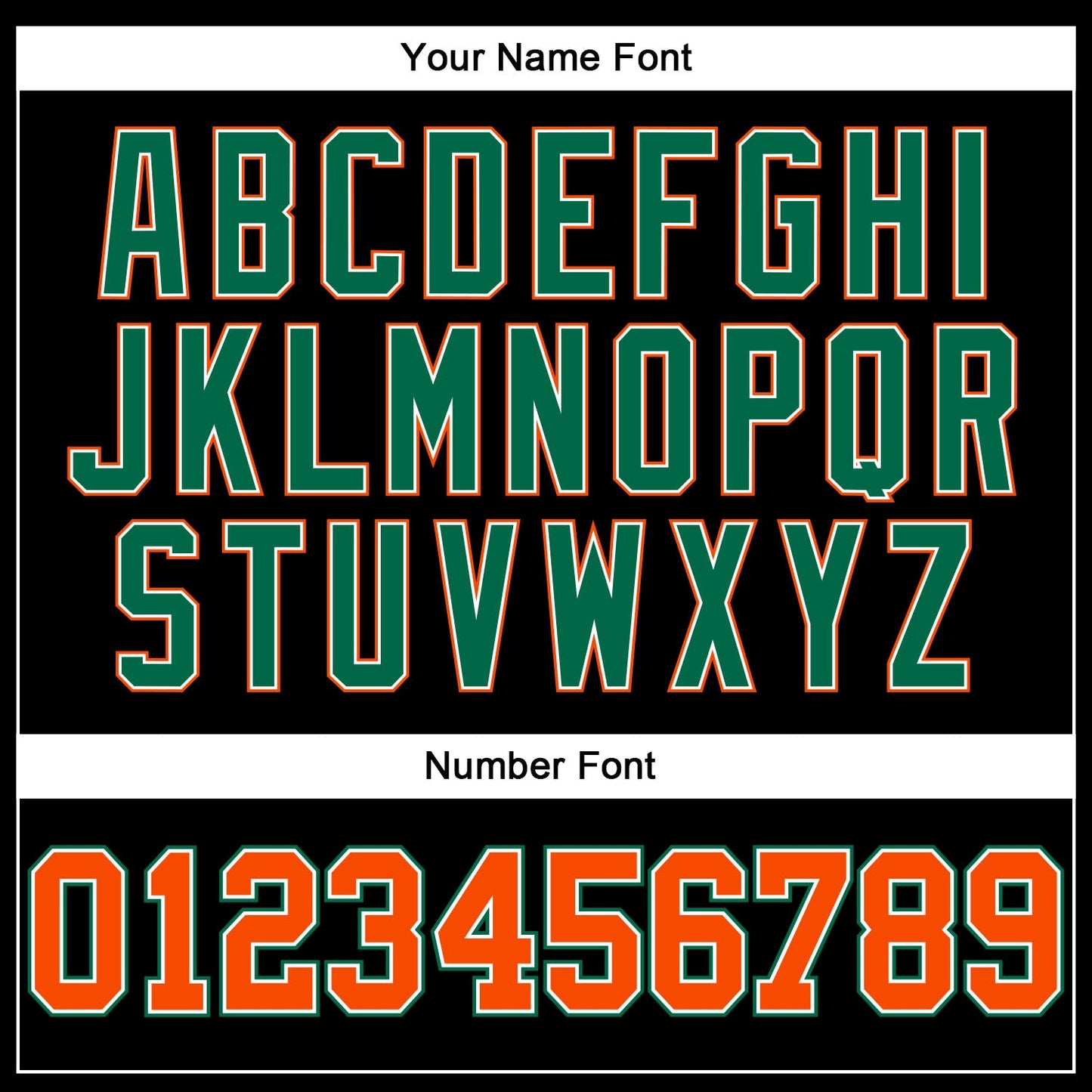 Custom Black Orange Pinstripe Orange-Kelly Green Authentic Basketball Jersey view 4