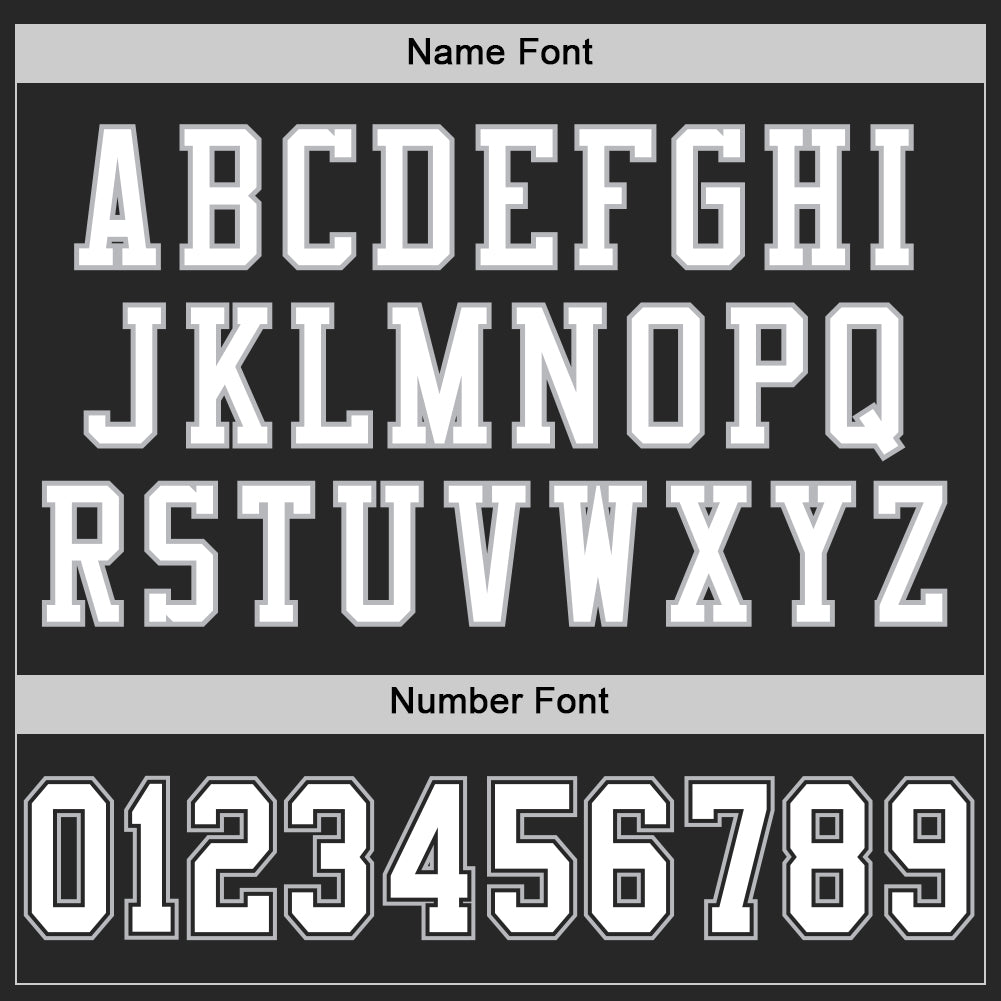 Custom Black White-Gray Mesh Authentic Football Jersey view 4