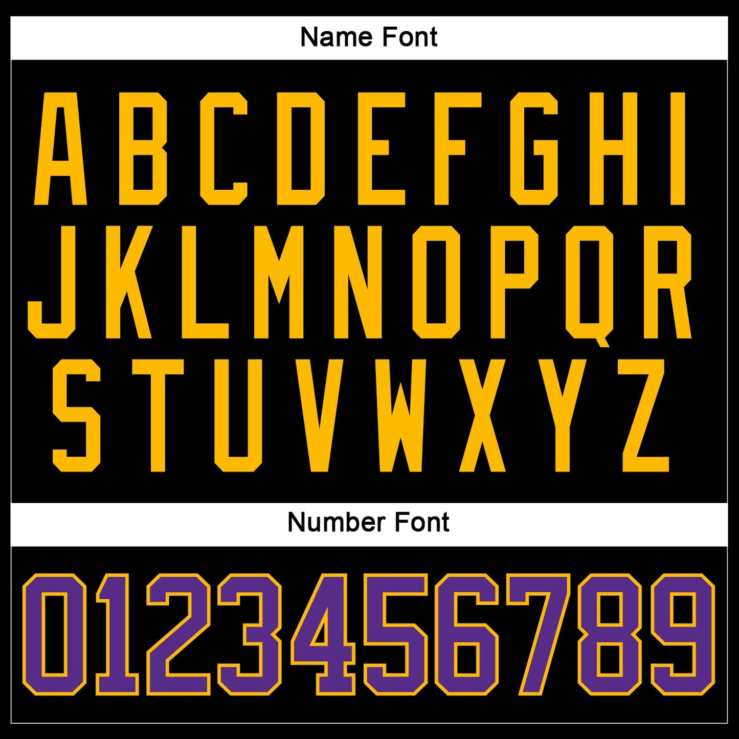 Custom Black Purple-Gold Hockey Lace Neck Jersey view 5