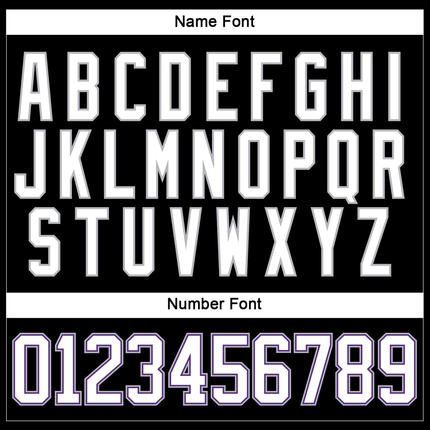 Custom Black White Purple-Gray Hockey Lace Neck Jersey view 5