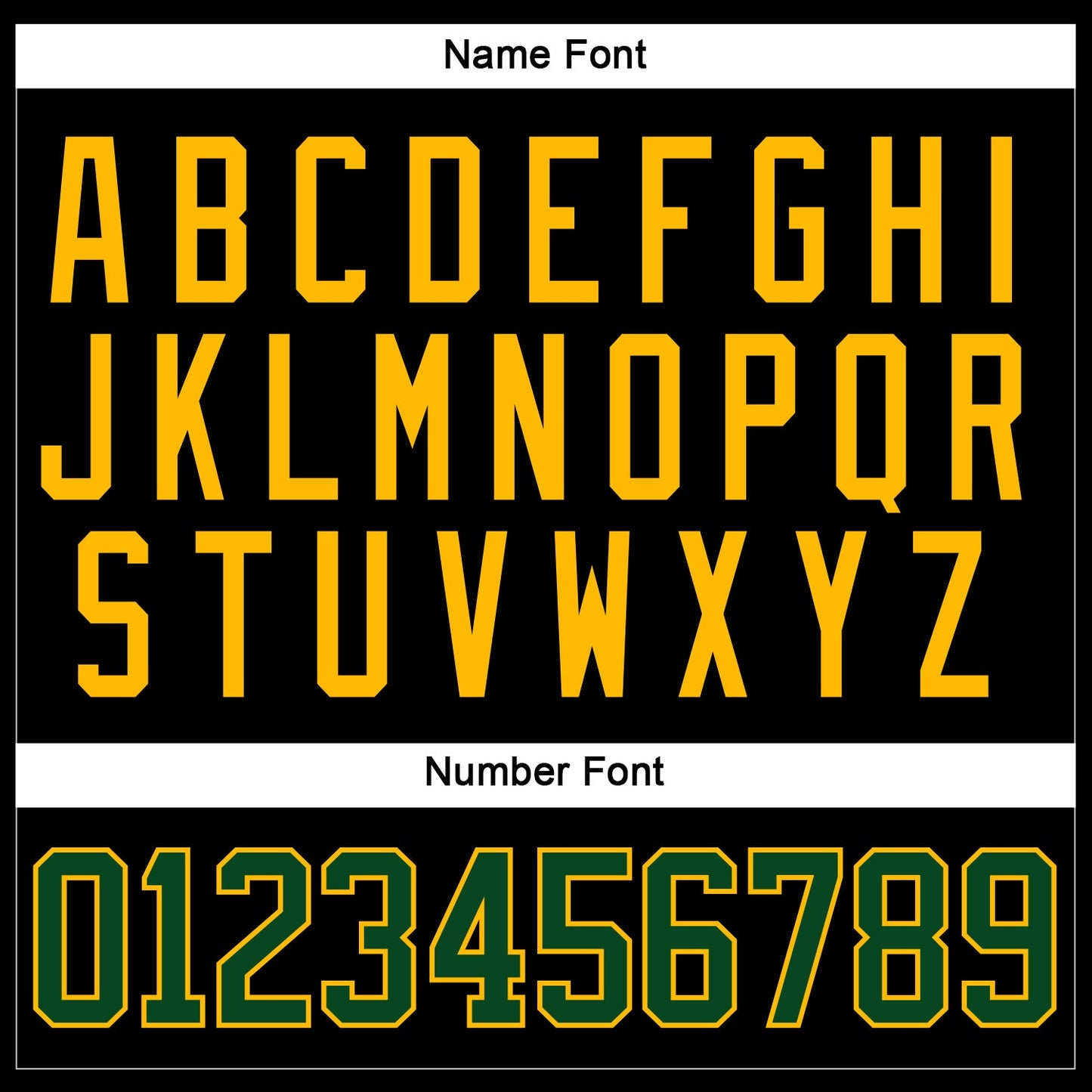 Custom Black Green-Gold Hockey Lace Neck Jersey view 5