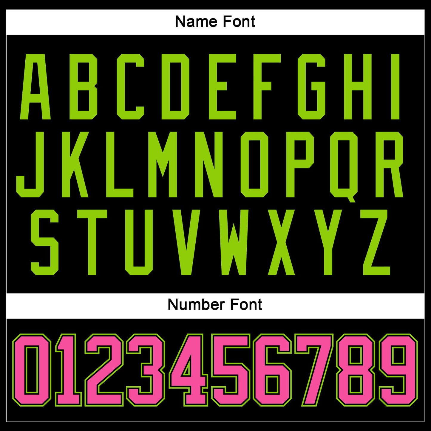 Custom Black Pink-Neon Green Hockey Lace Neck Jersey view 5