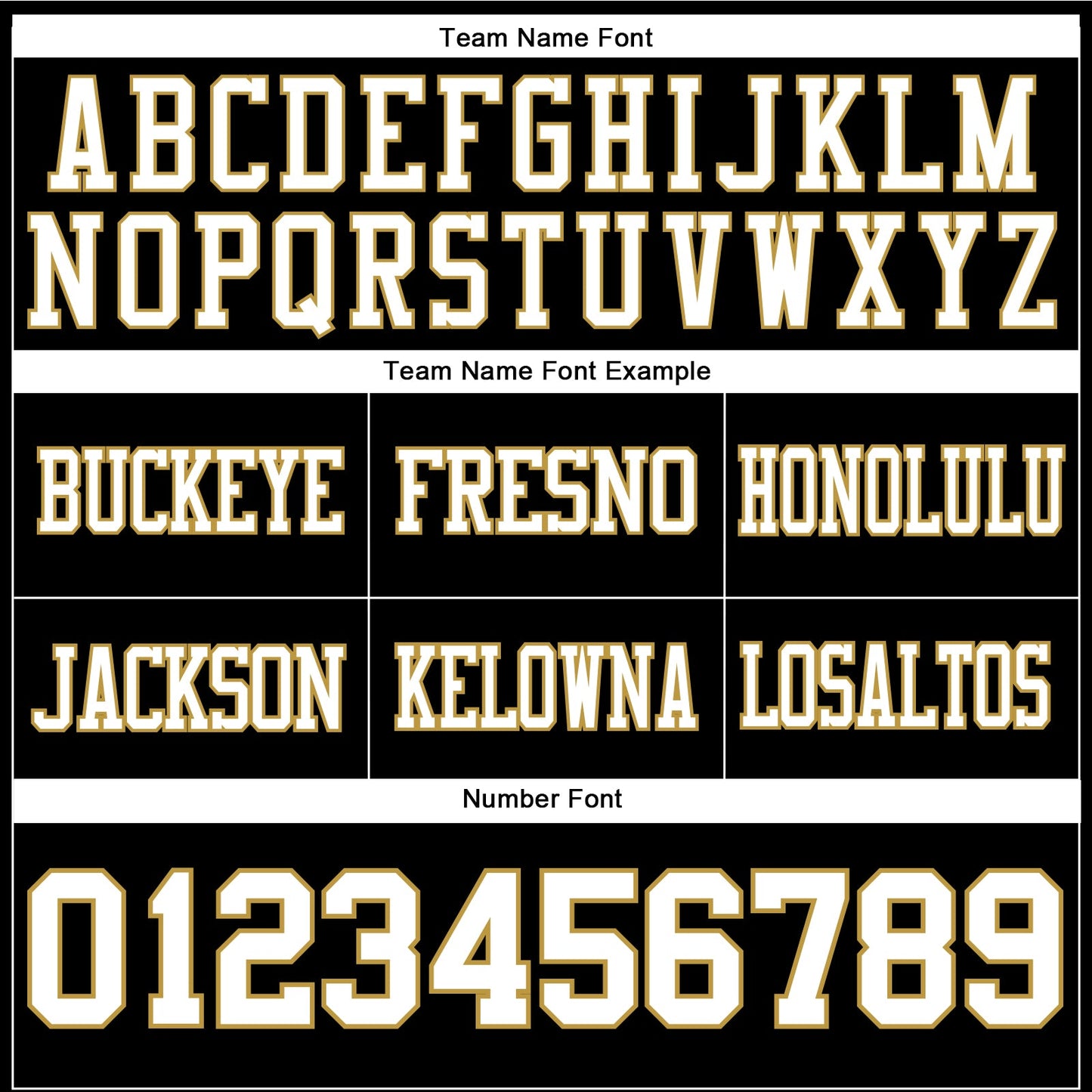 Custom Black White-Old Gold Authentic Football Jersey view 3