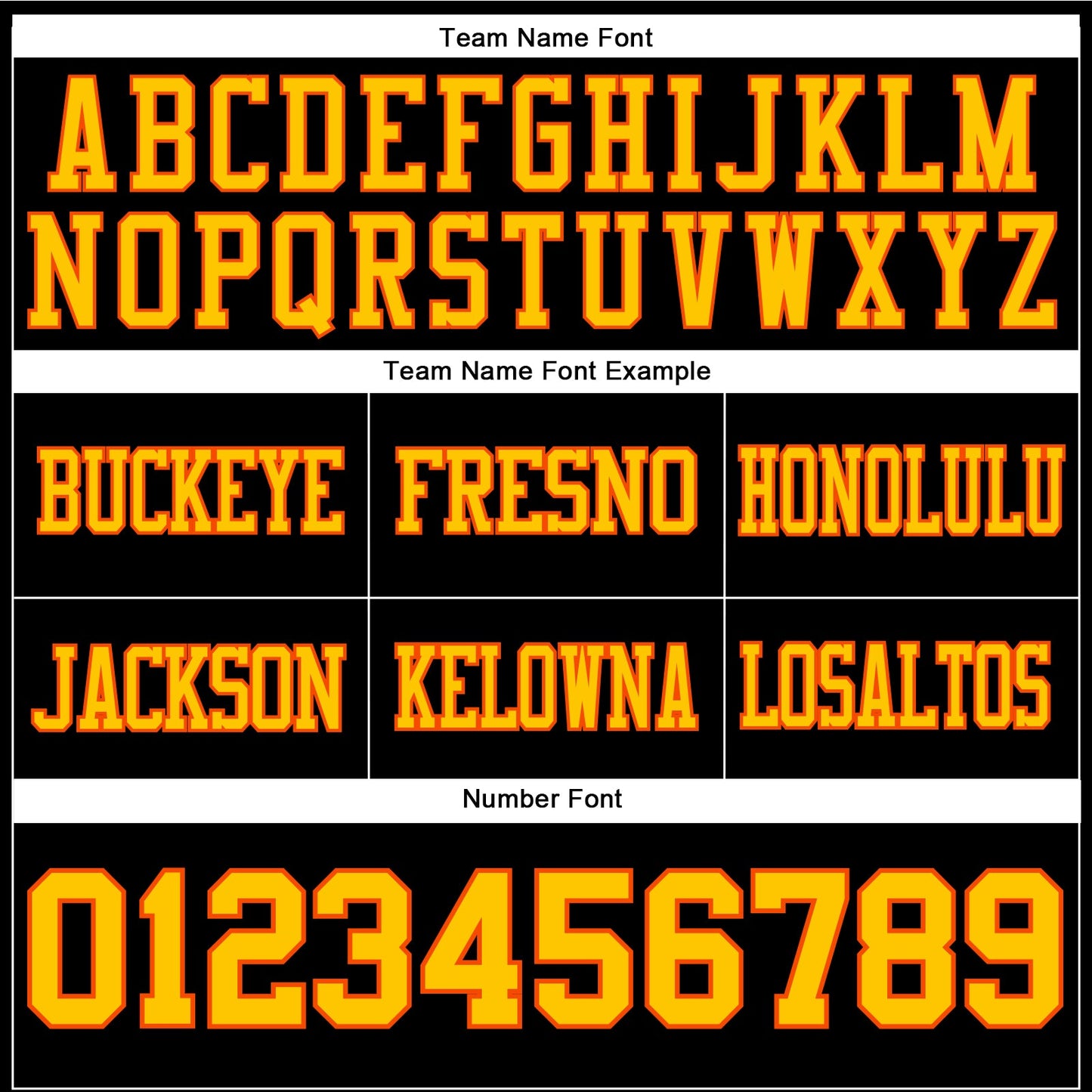 Custom Black Yellow-Orange Authentic Football Jersey view 3