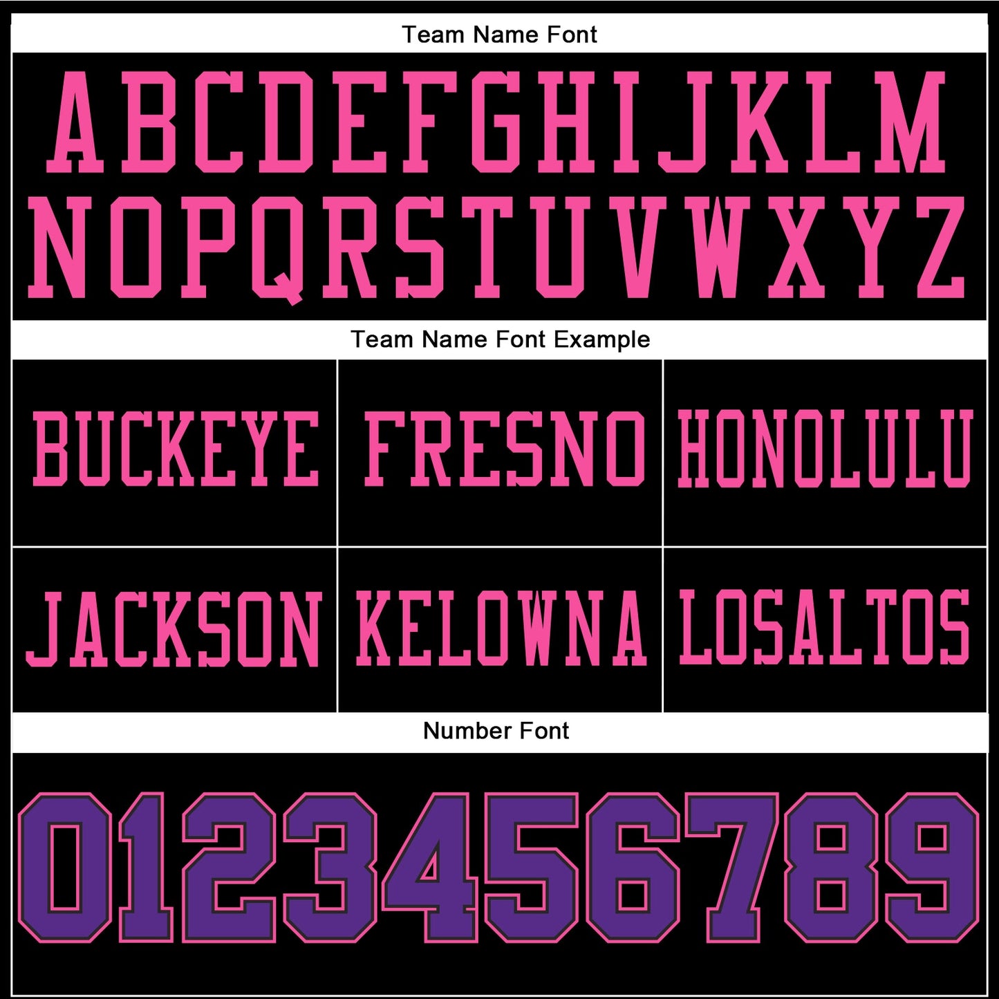 Custom Black Purple-Pink Authentic Football Jersey view 3