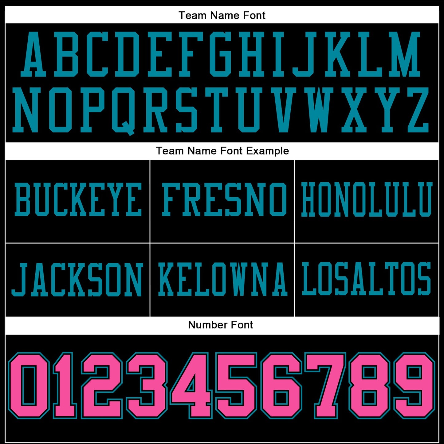 Custom Black Pink-Teal Authentic Football Jersey view 3