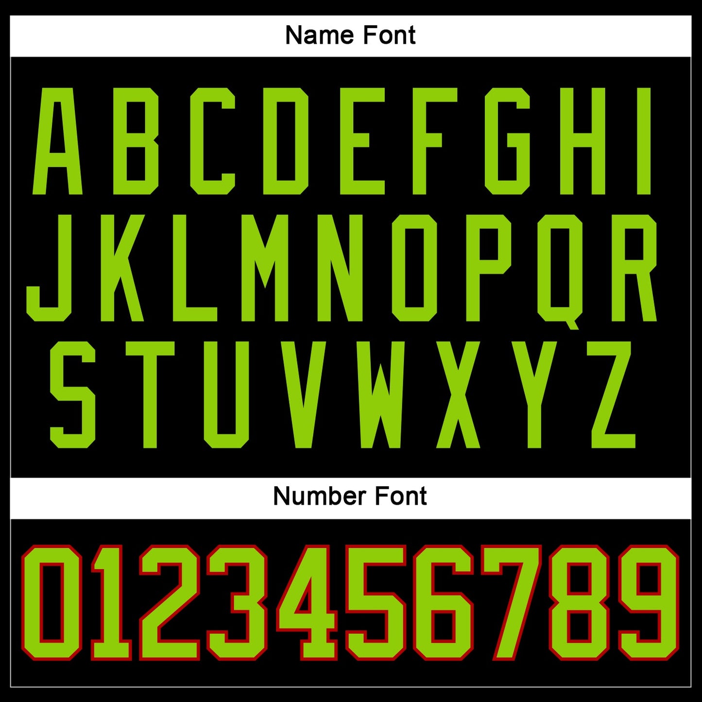 Custom Black Neon Green-Red Hockey Lace Neck Jersey view 5
