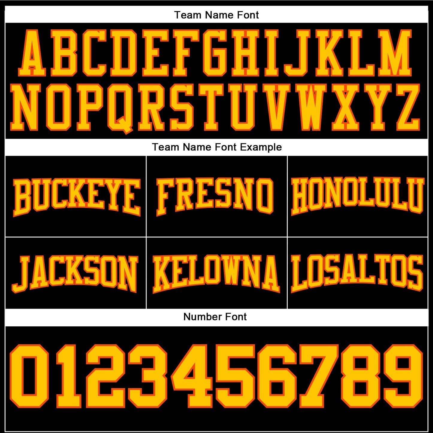 Custom Stitched Black Yellow-Orange Football Pullover Sweatshirt Hoodie view 3