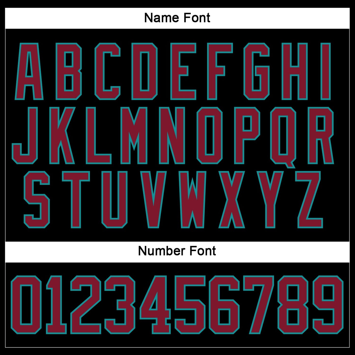 Custom Black Crimson-Teal Hockey Lace Neck Jersey view 5