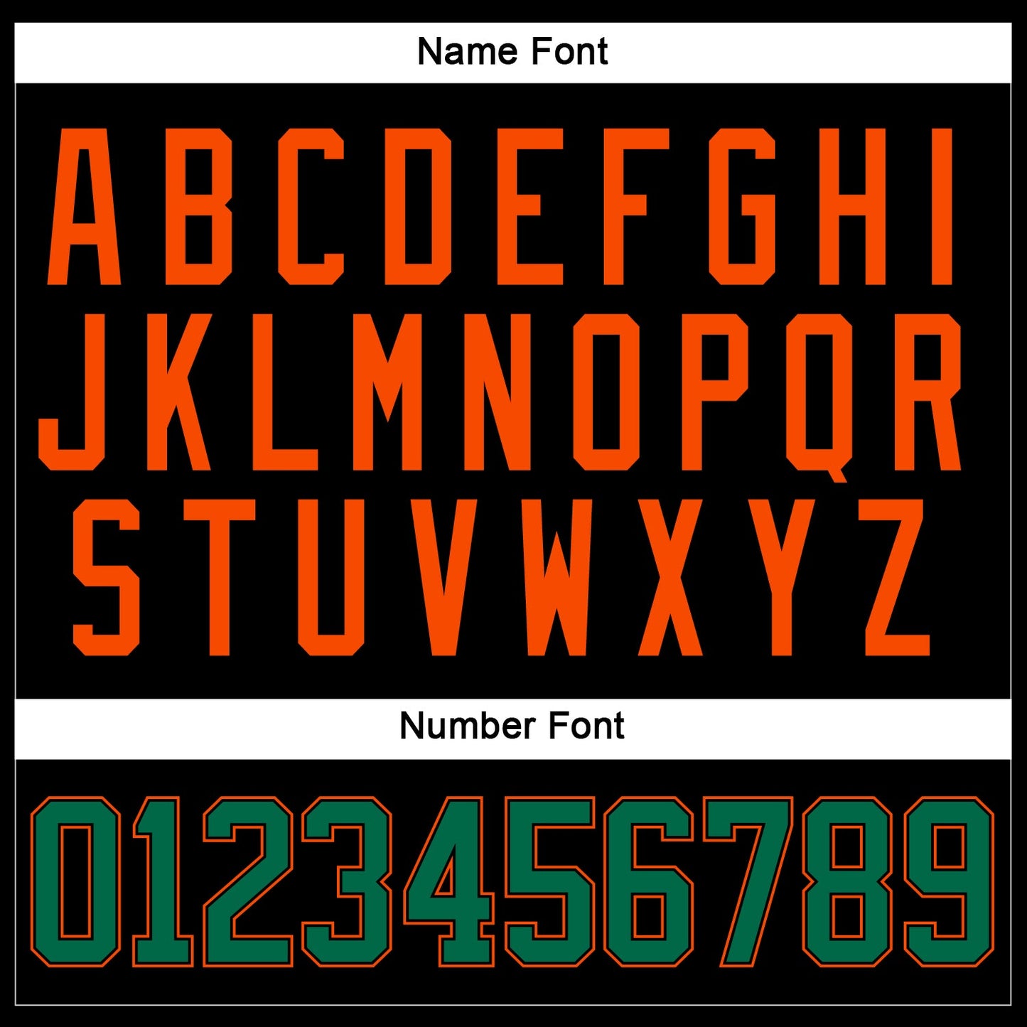 Custom Black Kelly Green-Orange Hockey Lace Neck Jersey view 5