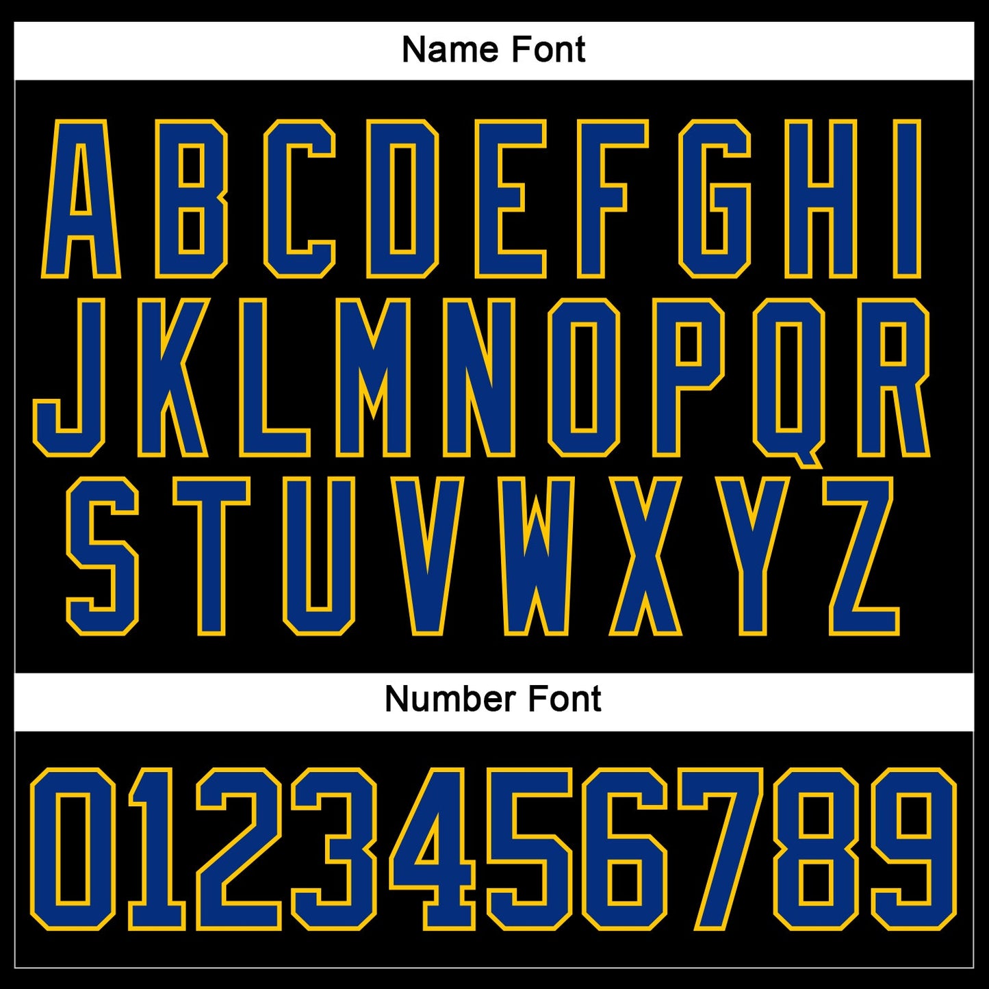 Custom Black Royal-Yellow Hockey Lace Neck Jersey view 5