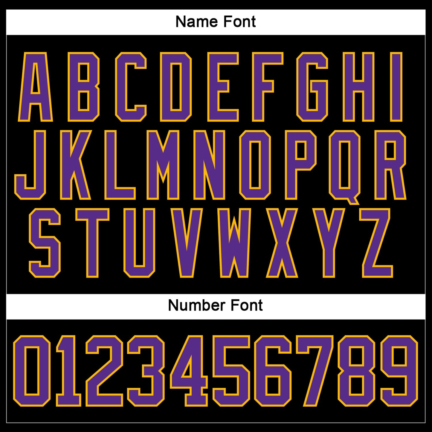 Custom Black Purple-Gold Hockey Lace Neck Jersey view 5