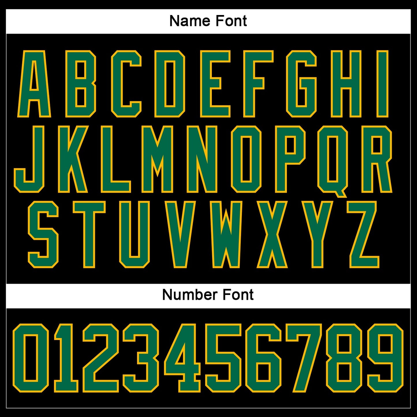 Custom Black Kelly Green-Gold Hockey Lace Neck Jersey view 5