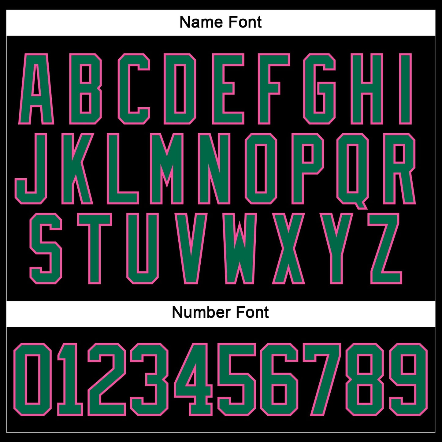 Custom Black Kelly Green-Pink Hockey Lace Neck Jersey view 5
