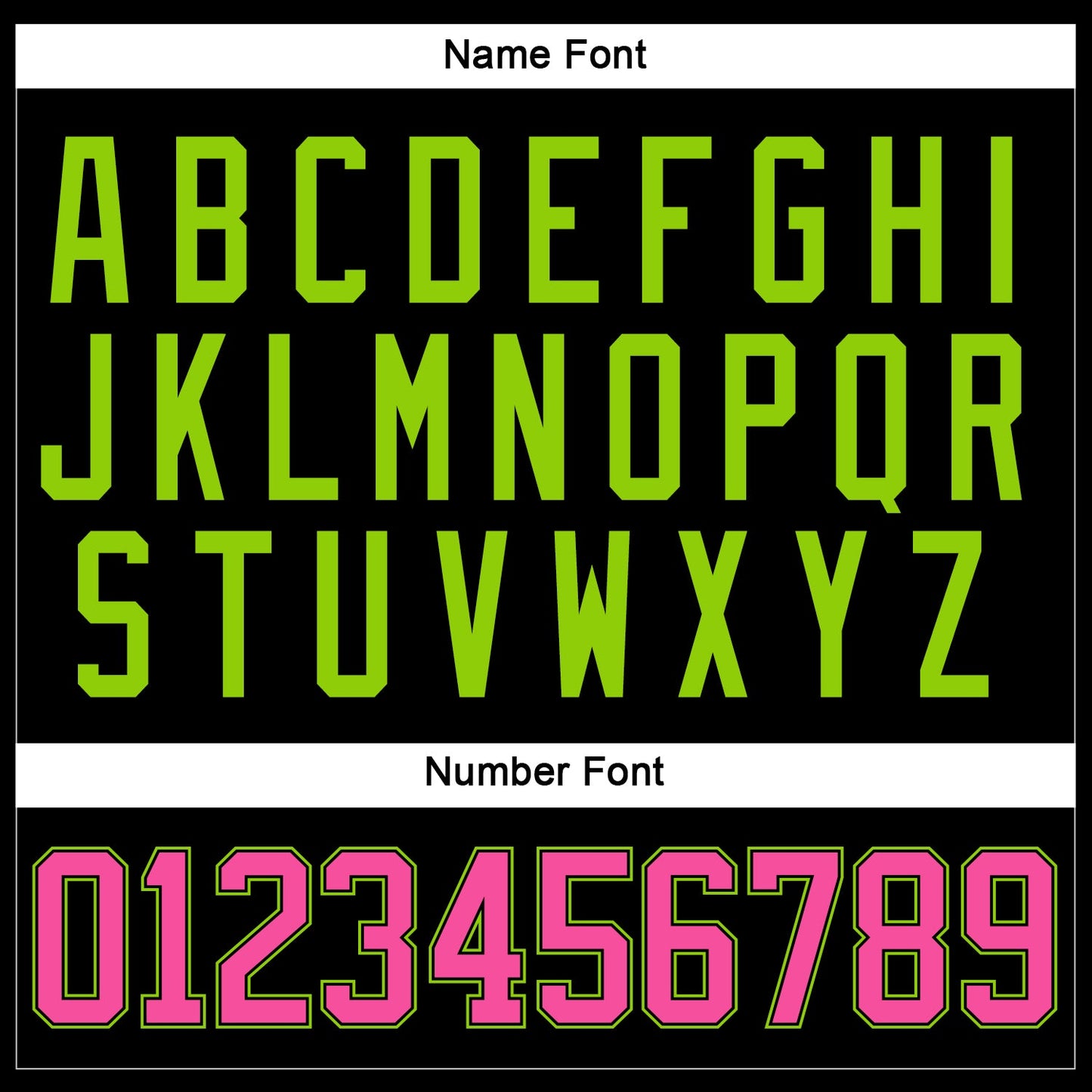 Custom Black Pink-Neon Green Hockey Lace Neck Jersey view 5