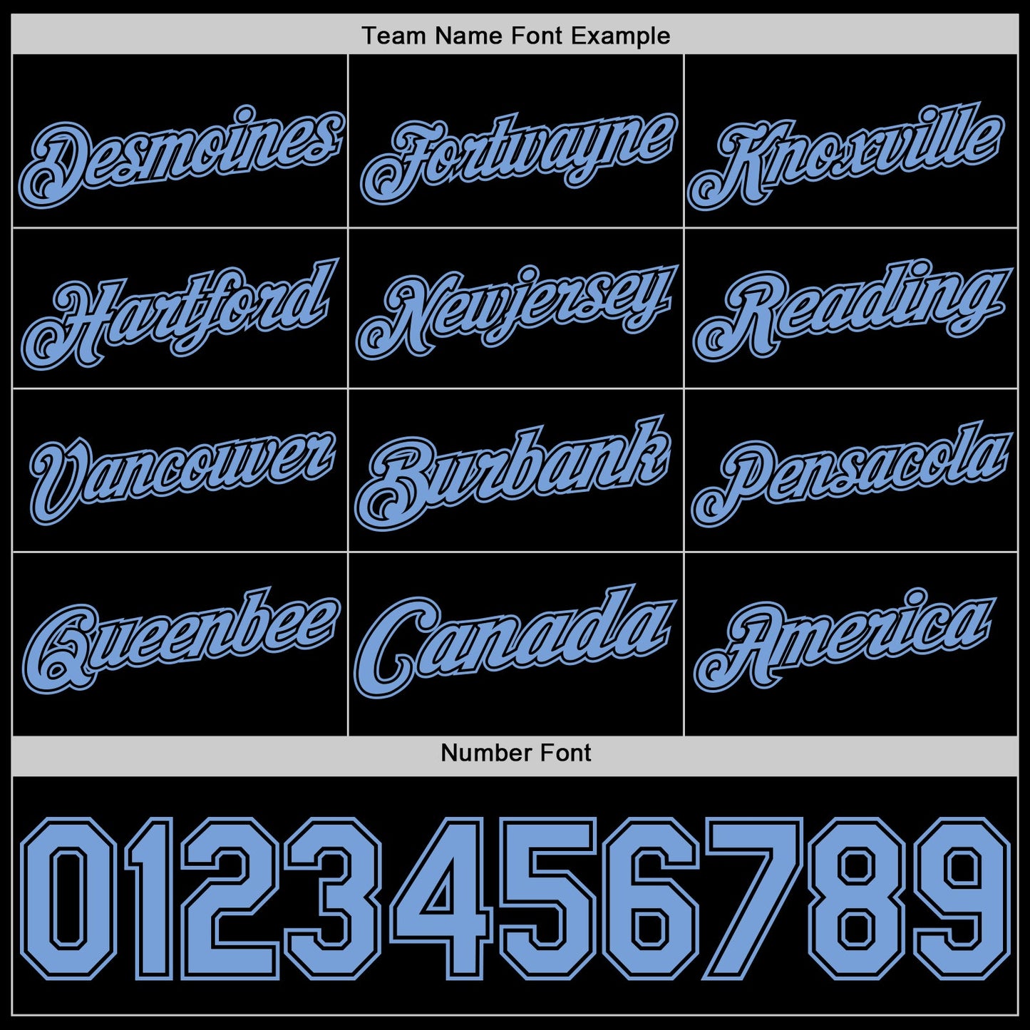 Custom Black Light Blue Authentic Basketball Jersey view 4
