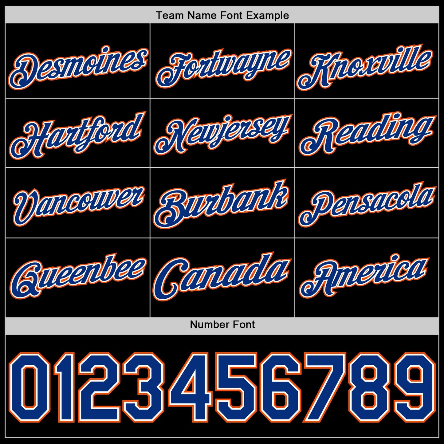 Custom Black Royal White-Orange Authentic Basketball Jersey view 4