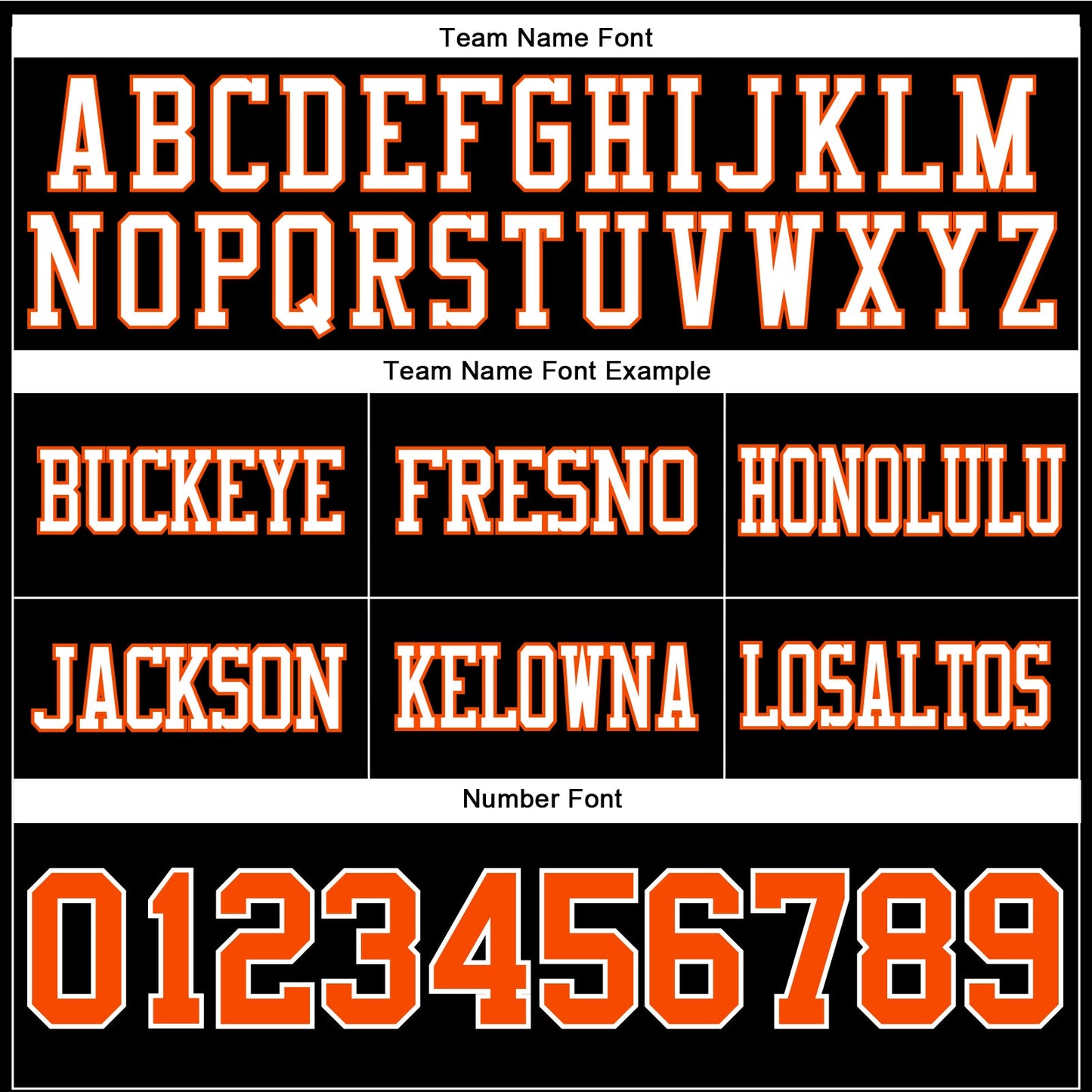 Custom Black Orange-White Authentic Football Jersey view 4