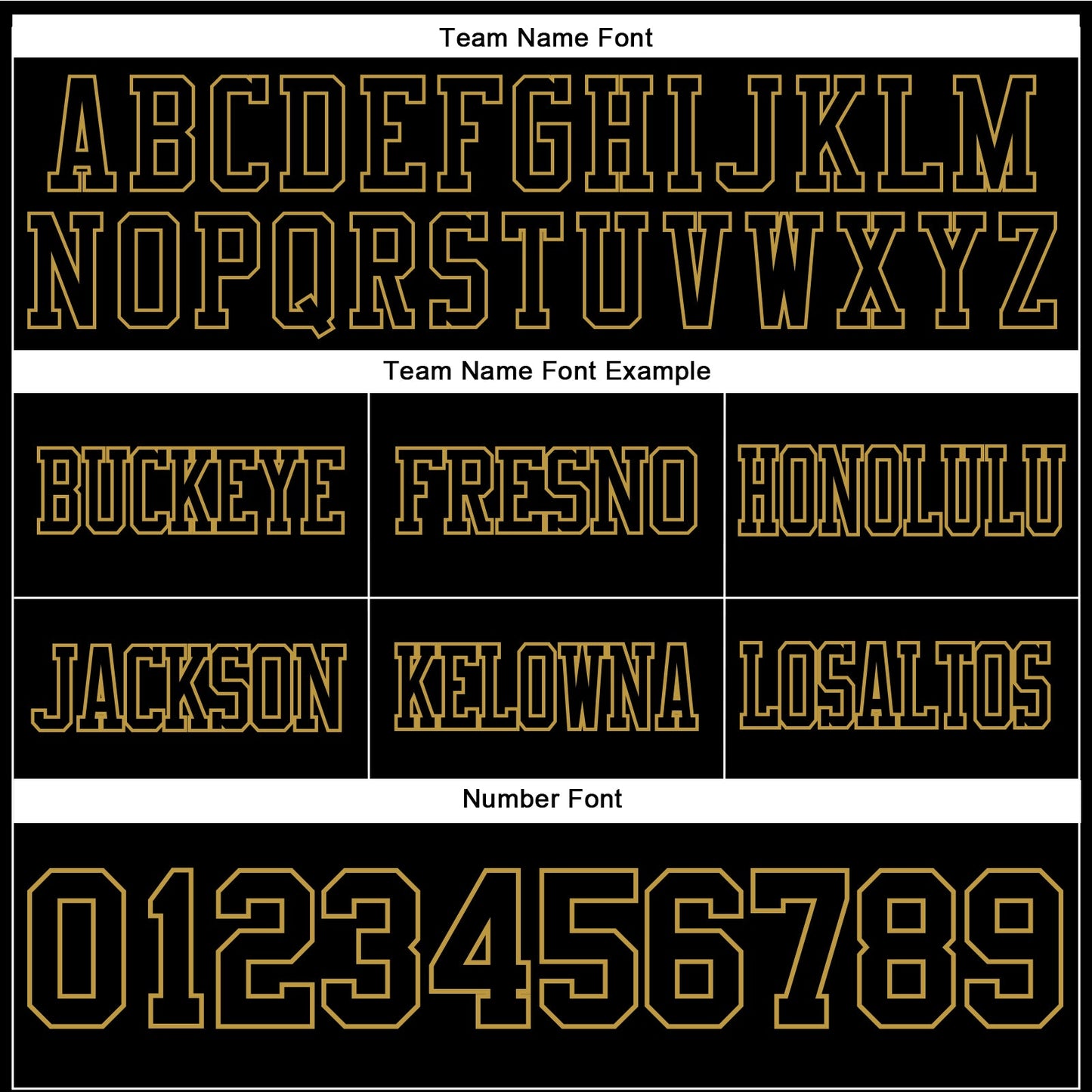 Custom Black Old Gold Authentic Football Jersey view 4
