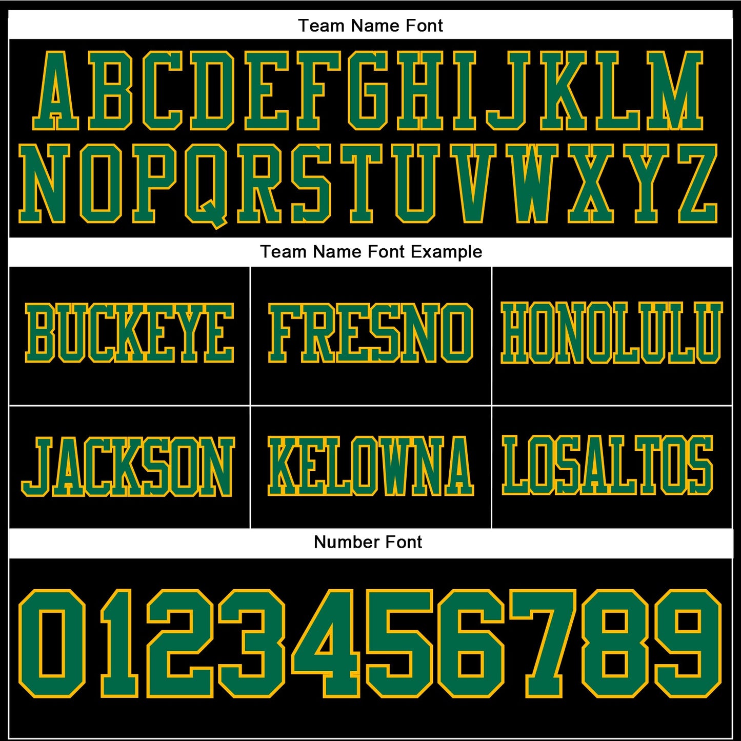 Custom Black Kelly Green-Gold Authentic Football Jersey view 4