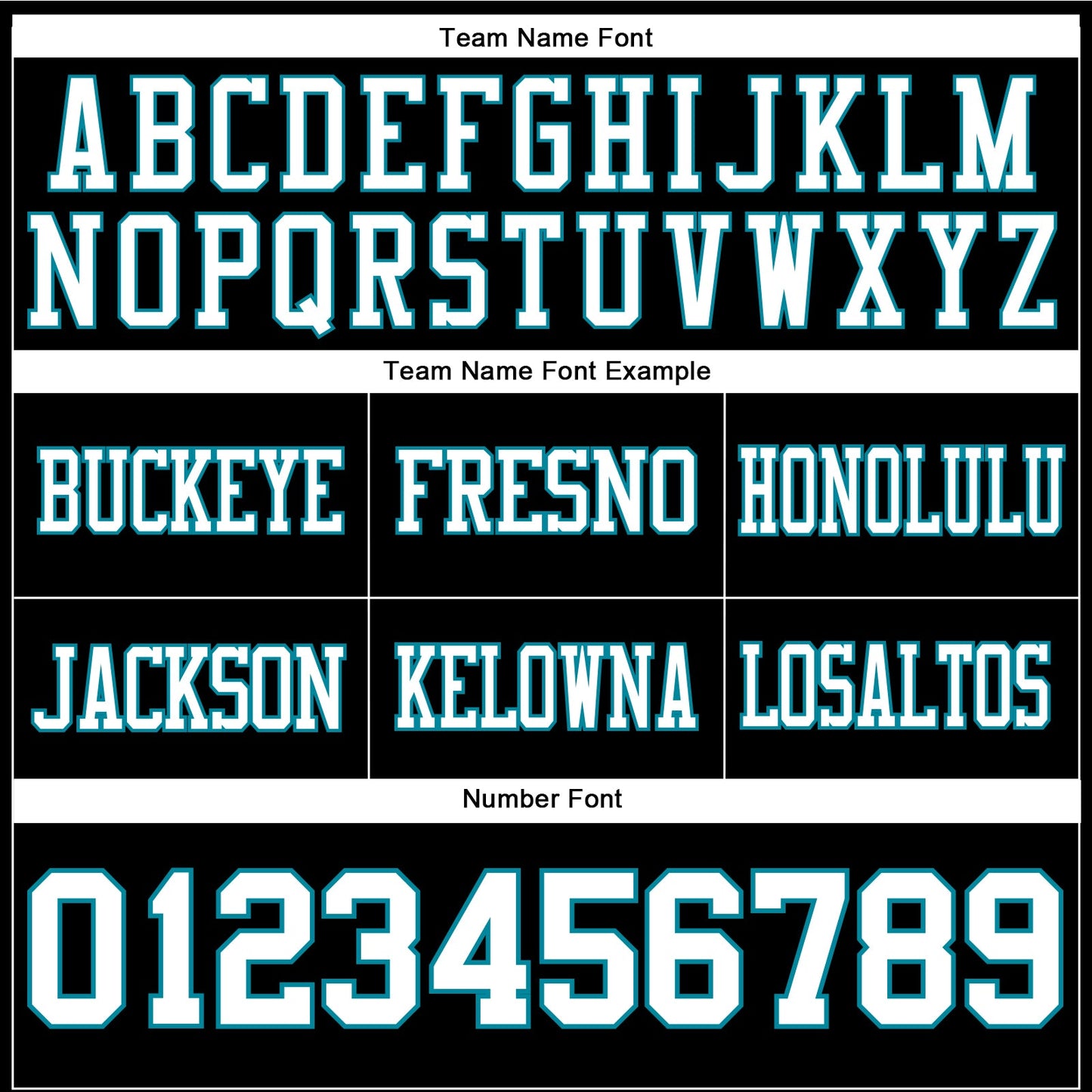 Custom Black White-Teal Authentic Football Jersey view 4