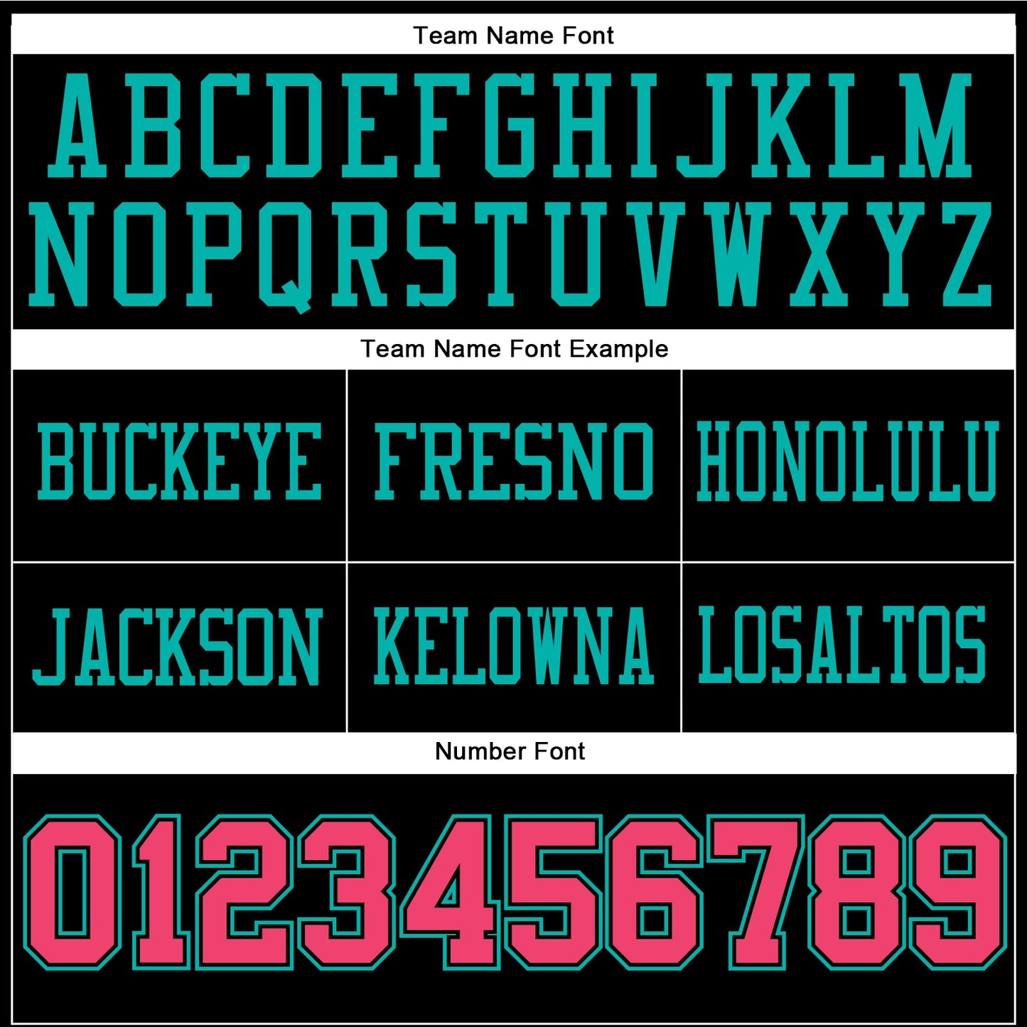 Custom Black Neon Pink-Aqua Authentic Football Jersey view 4