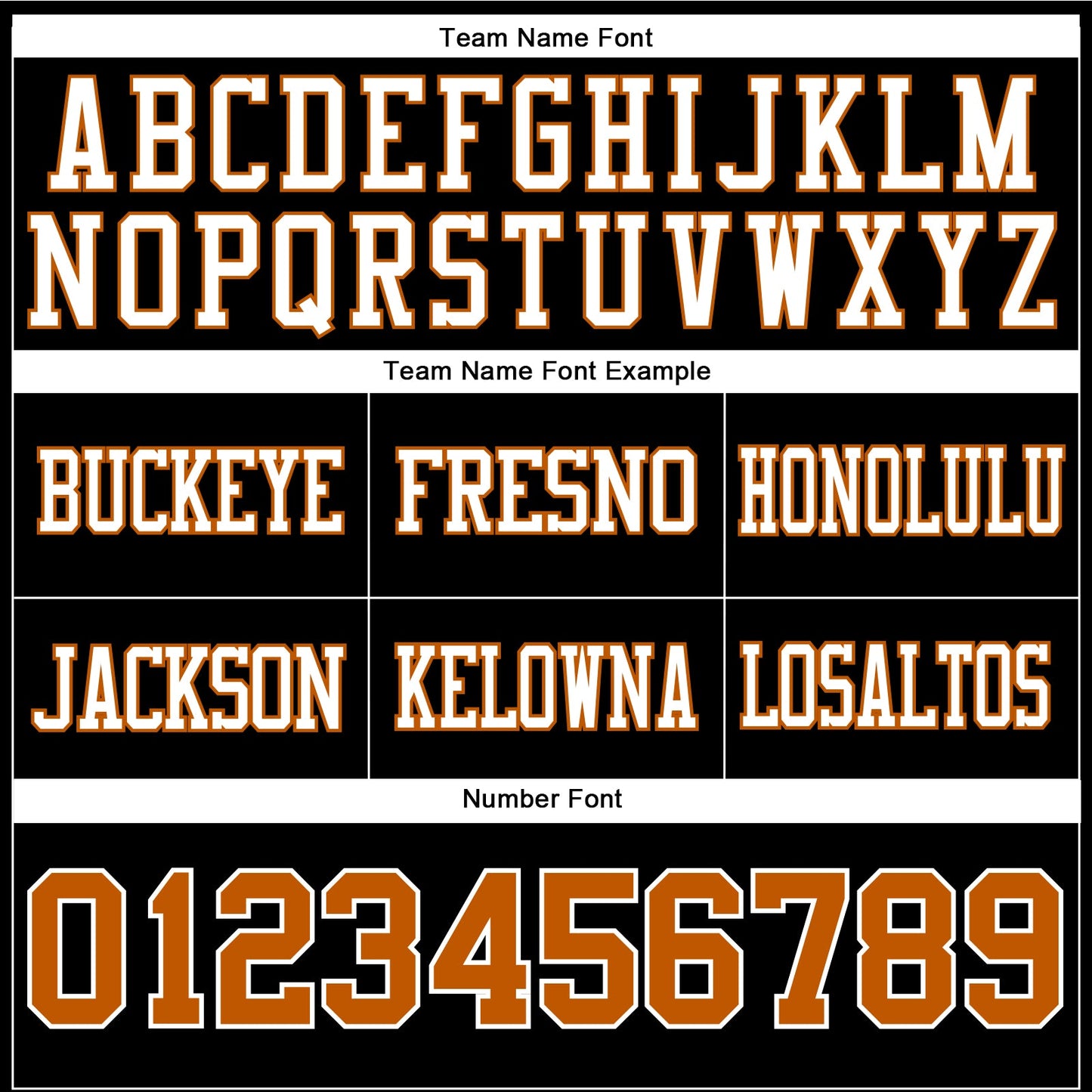 Custom Black Texas Orange-White Authentic Football Jersey view 4